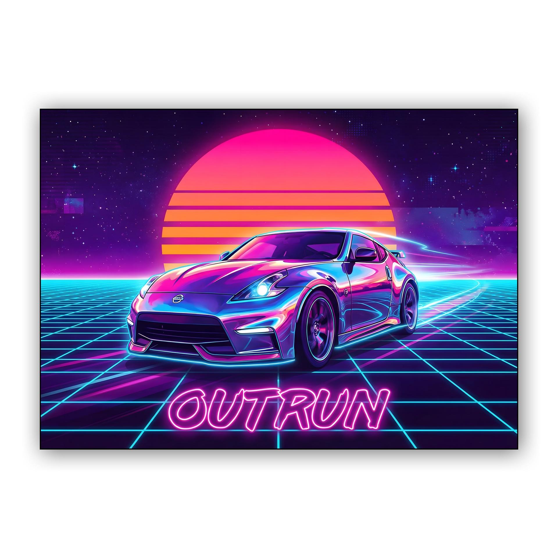 Nissan 370Z Outrun Synthwave Speed