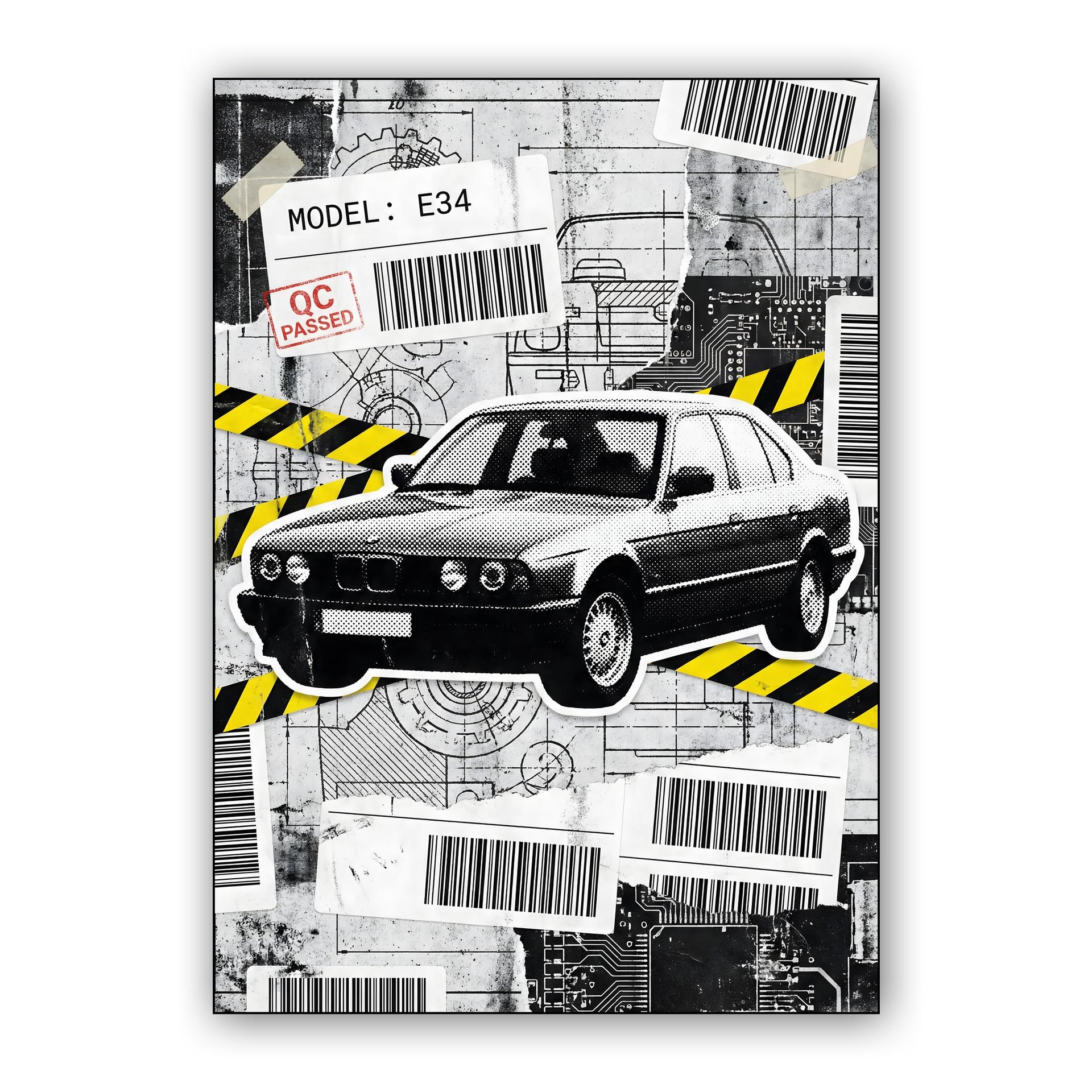 E34 Prototype: Industrial Collage