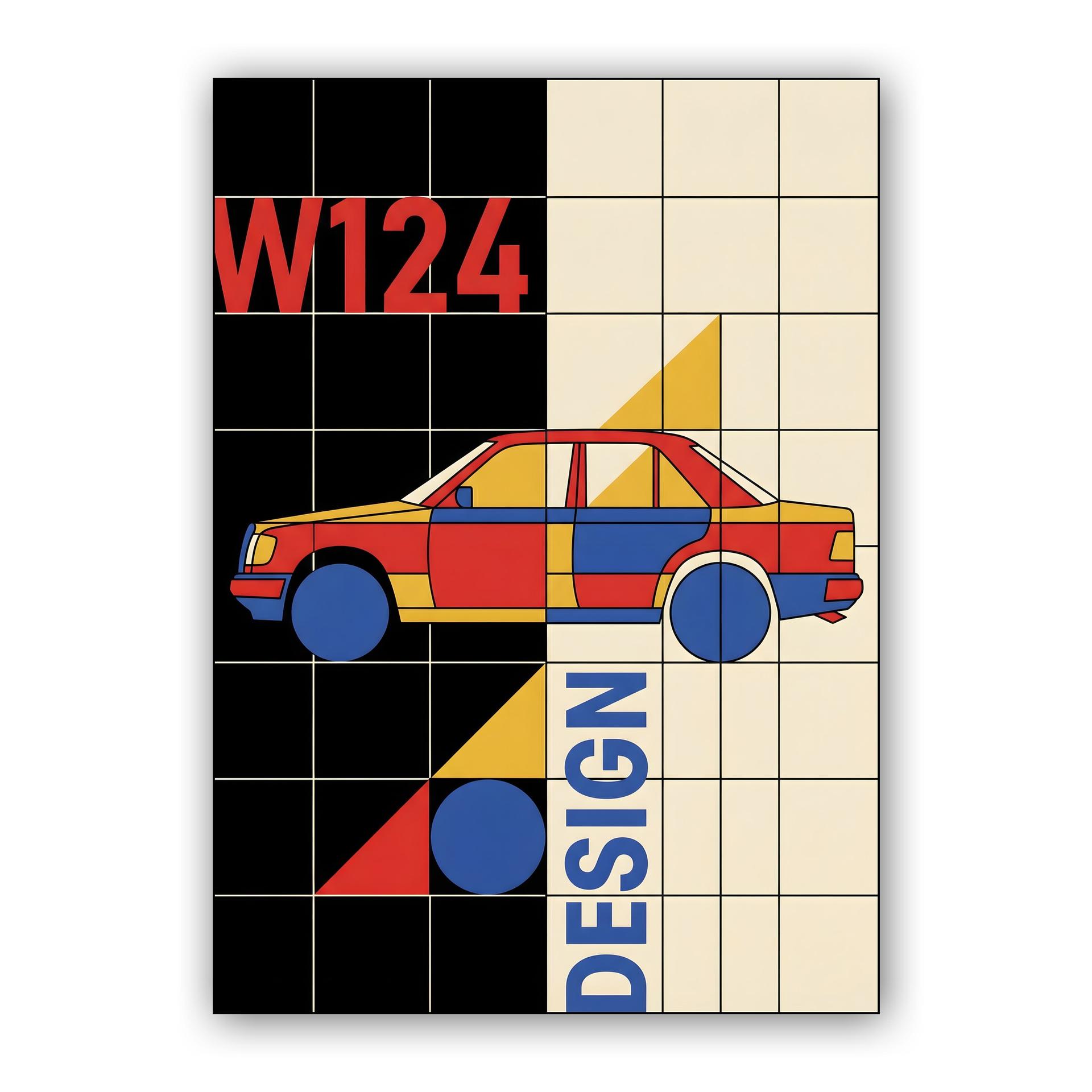 W124 De Stijl: Modernist Mercedes Heritage