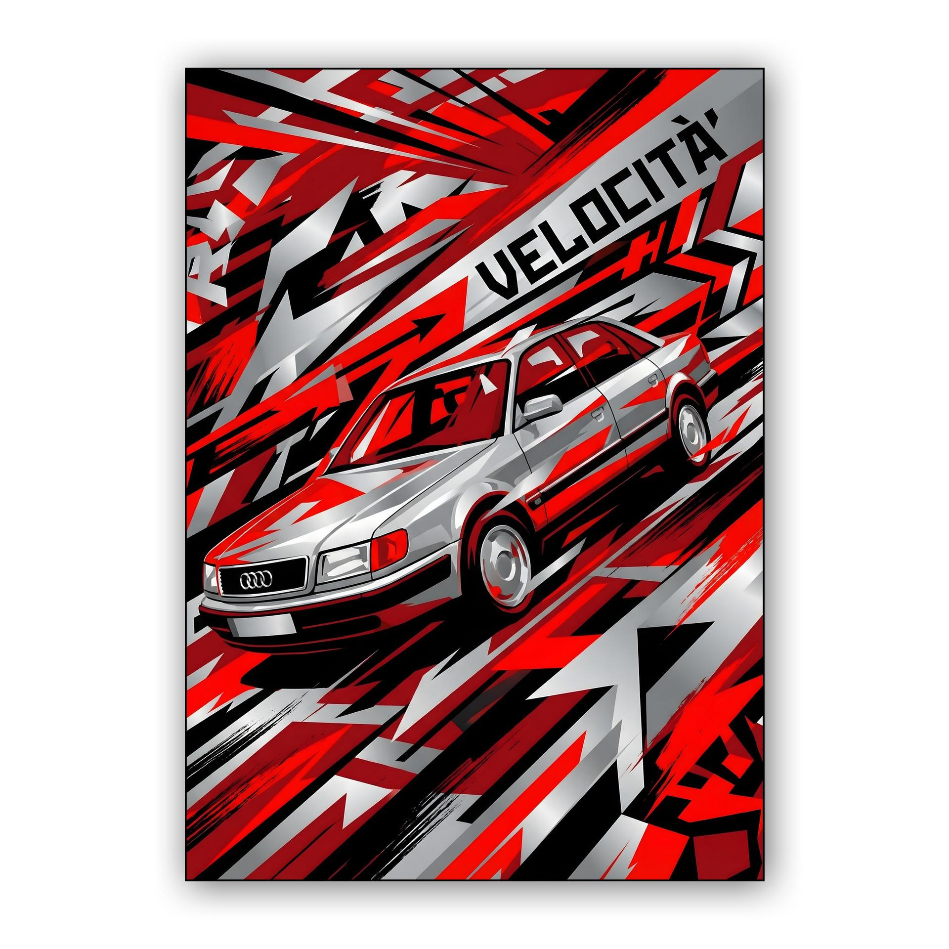 Audi 100 C4: Velocità Futurist Graphic