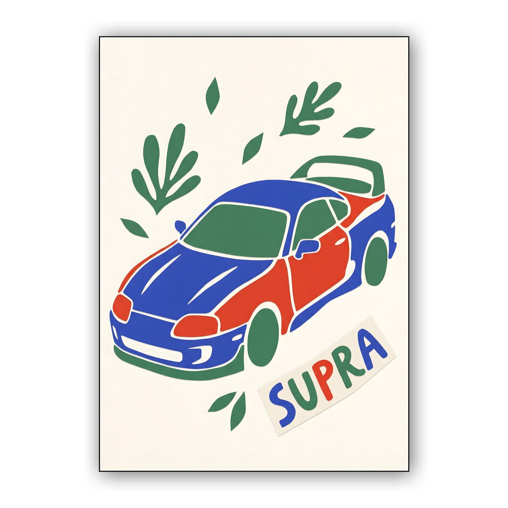 Matisse Style Toyota Supra A80 Cutout