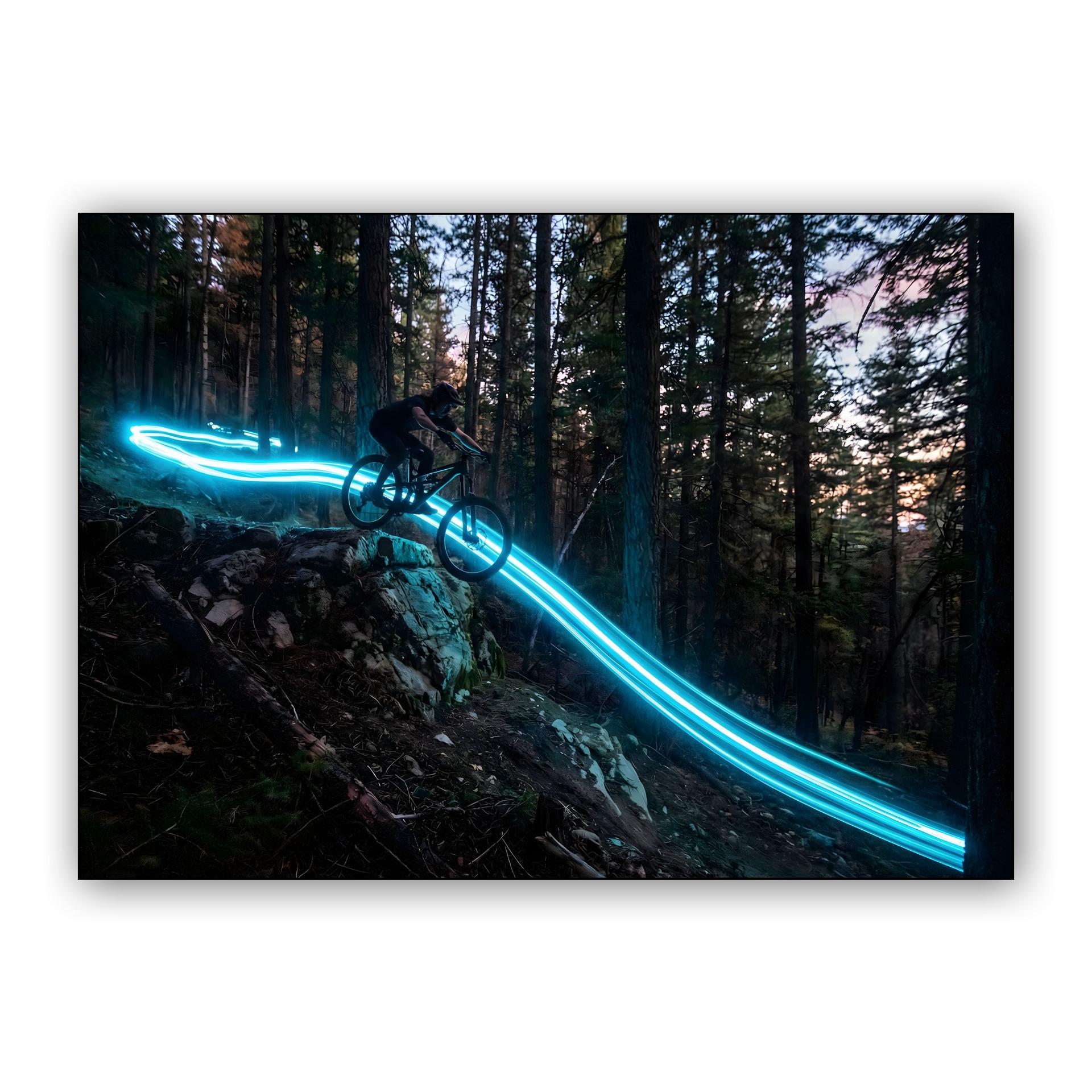 Electric Trail: Mountain Biking Light Trails