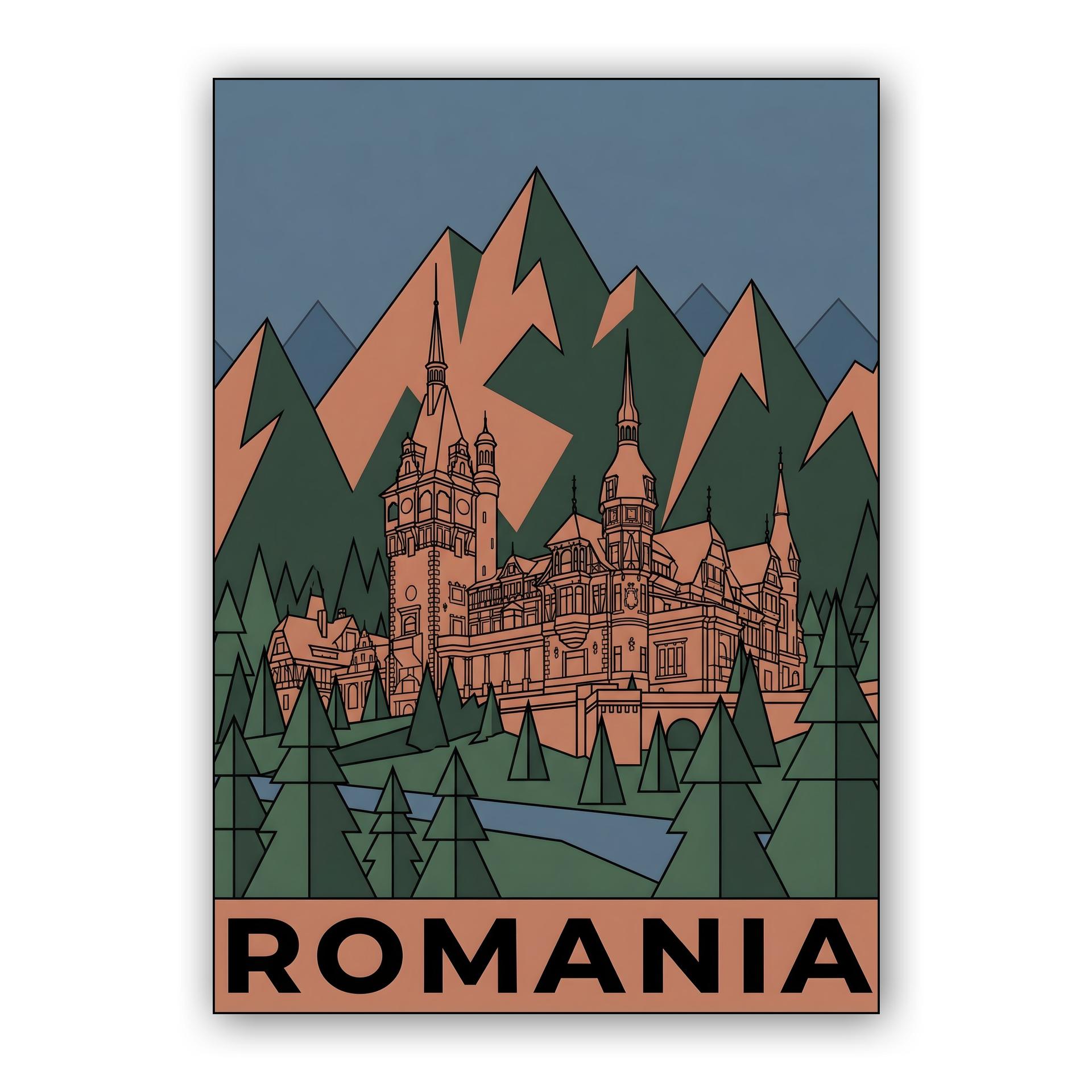 Romania: Peleș Castle and the Carpathians
