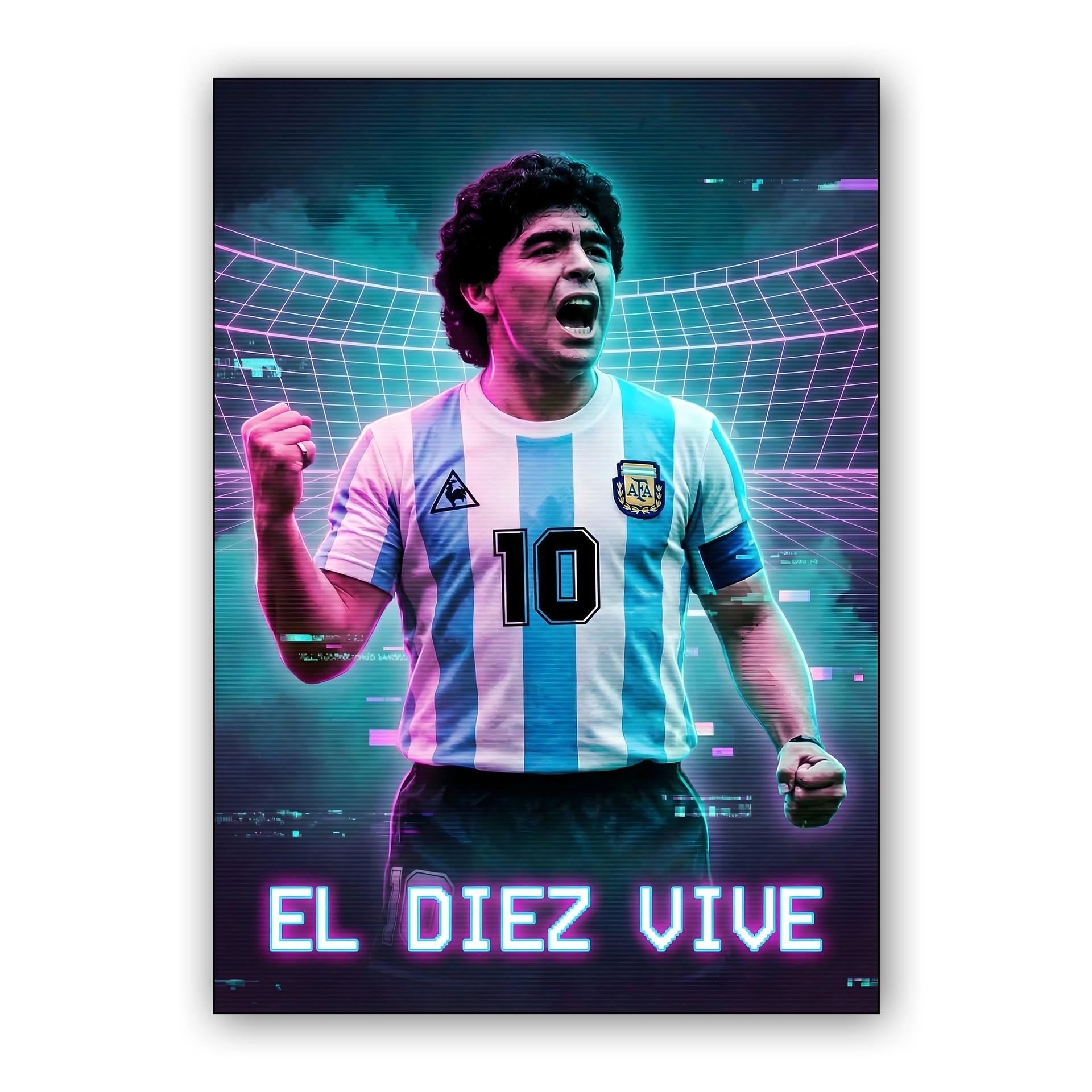 El Diez Vive: Maradona Synthwave Tribute