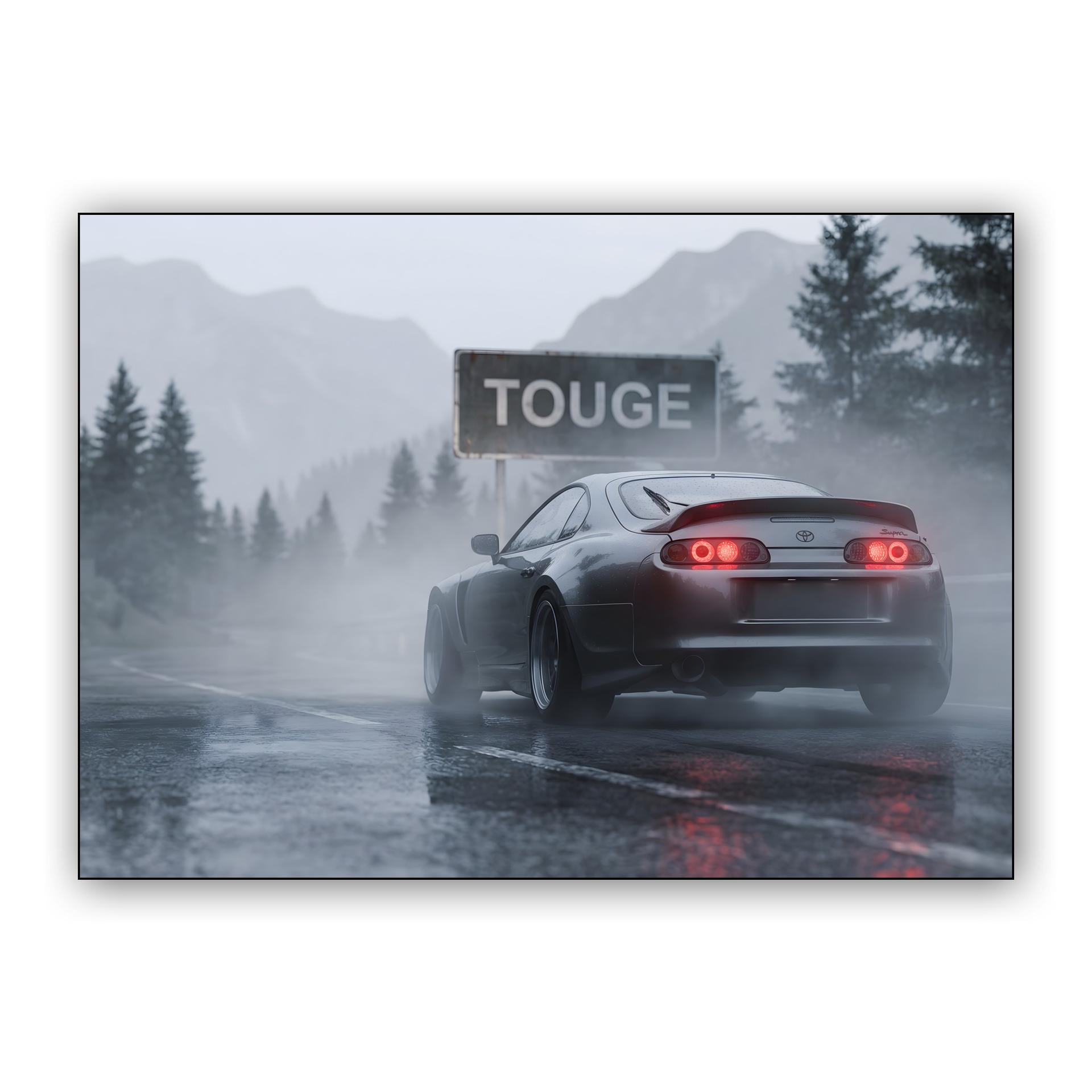 Misty Mountain Run: Supra A80 Touge