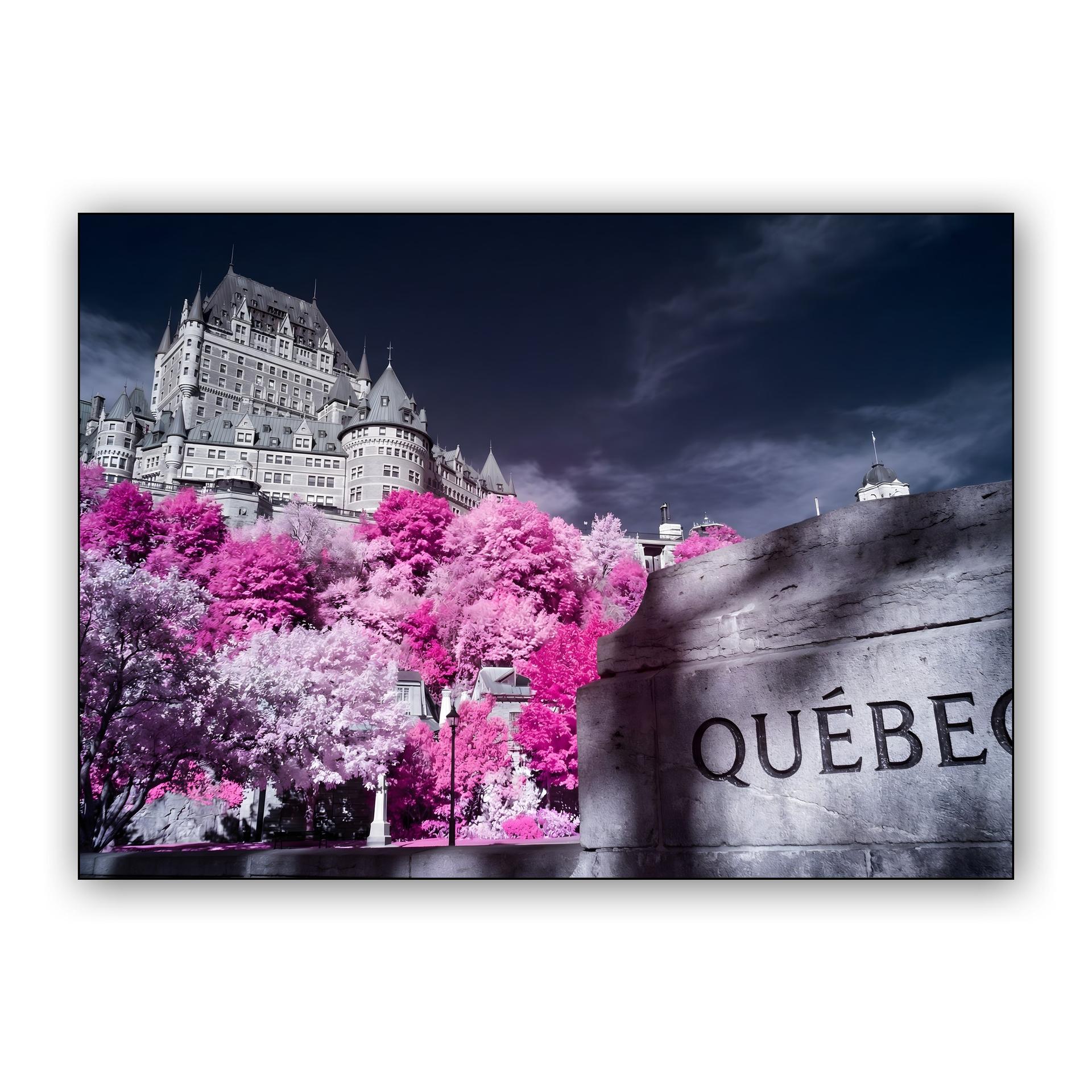 Infrared Quebec: Pink Foliage at Château Frontenac