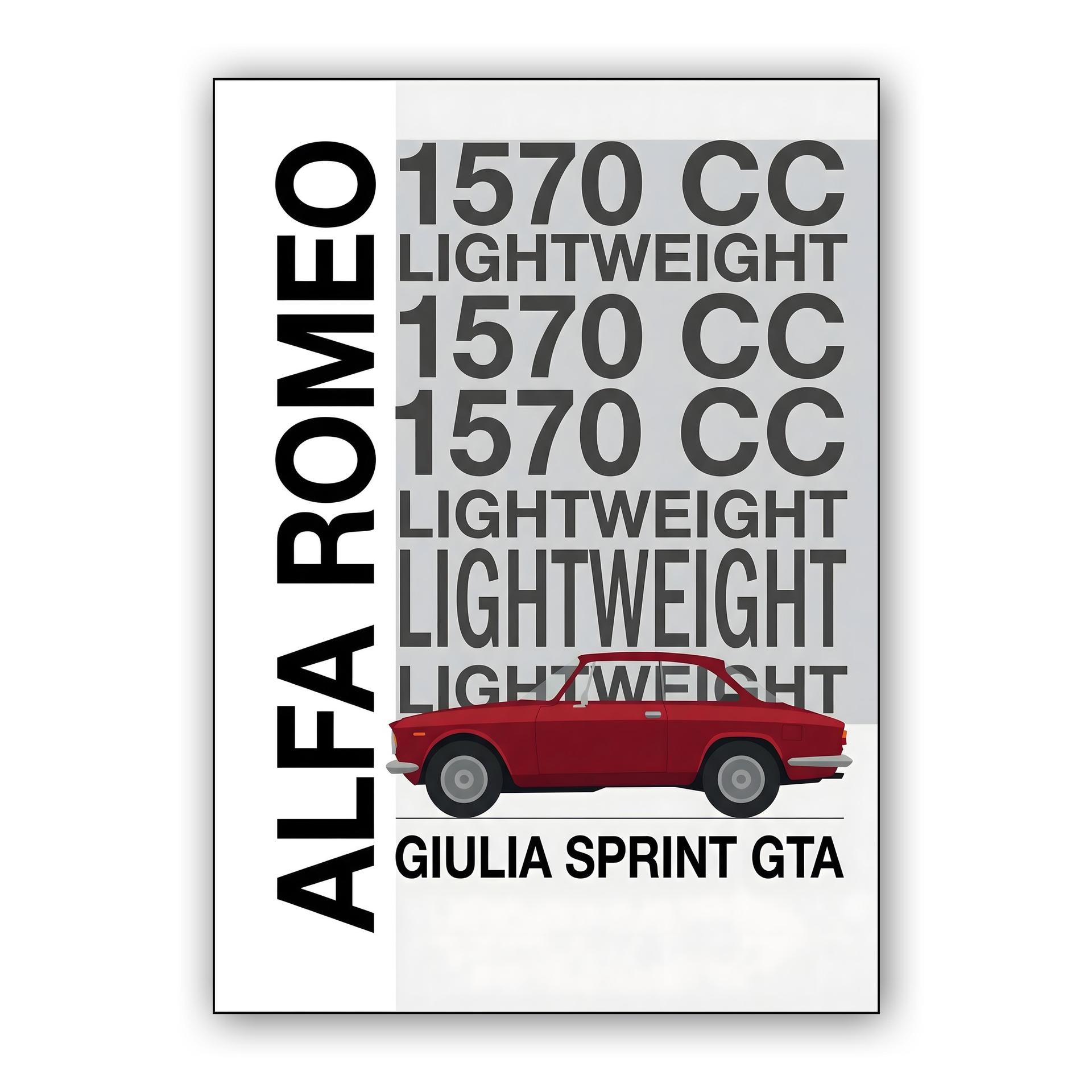 Alfa Romeo Giulia Sprint GTA Lightweight