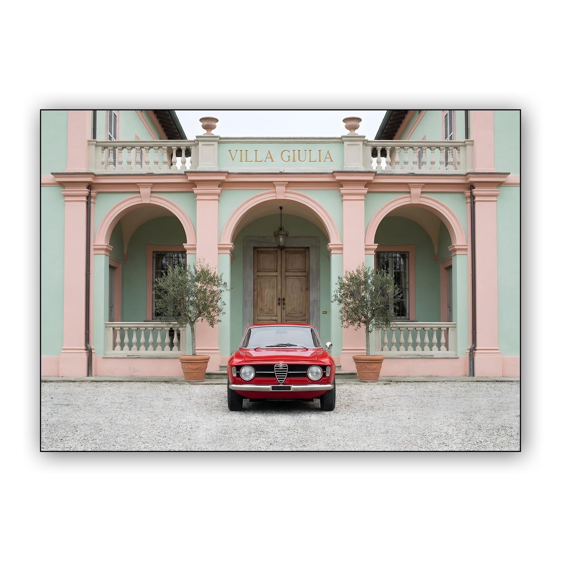 Alfa Romeo Giulia at Villa Giulia