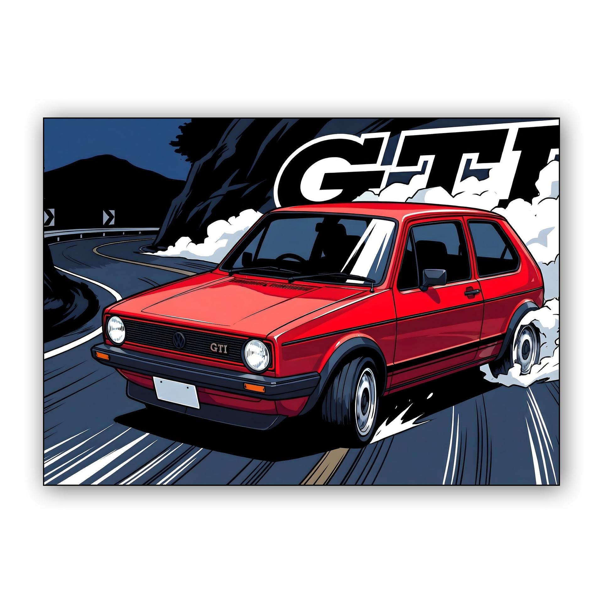 VW Golf GTI Mk1 Mountain Drift