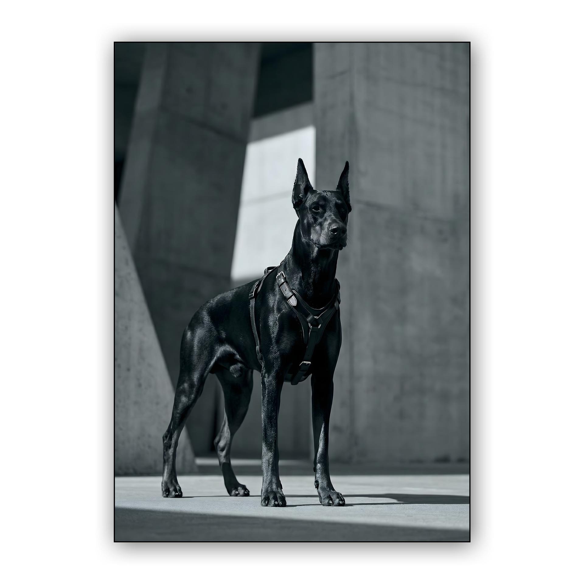 Brutalist Guardian: The Doberman