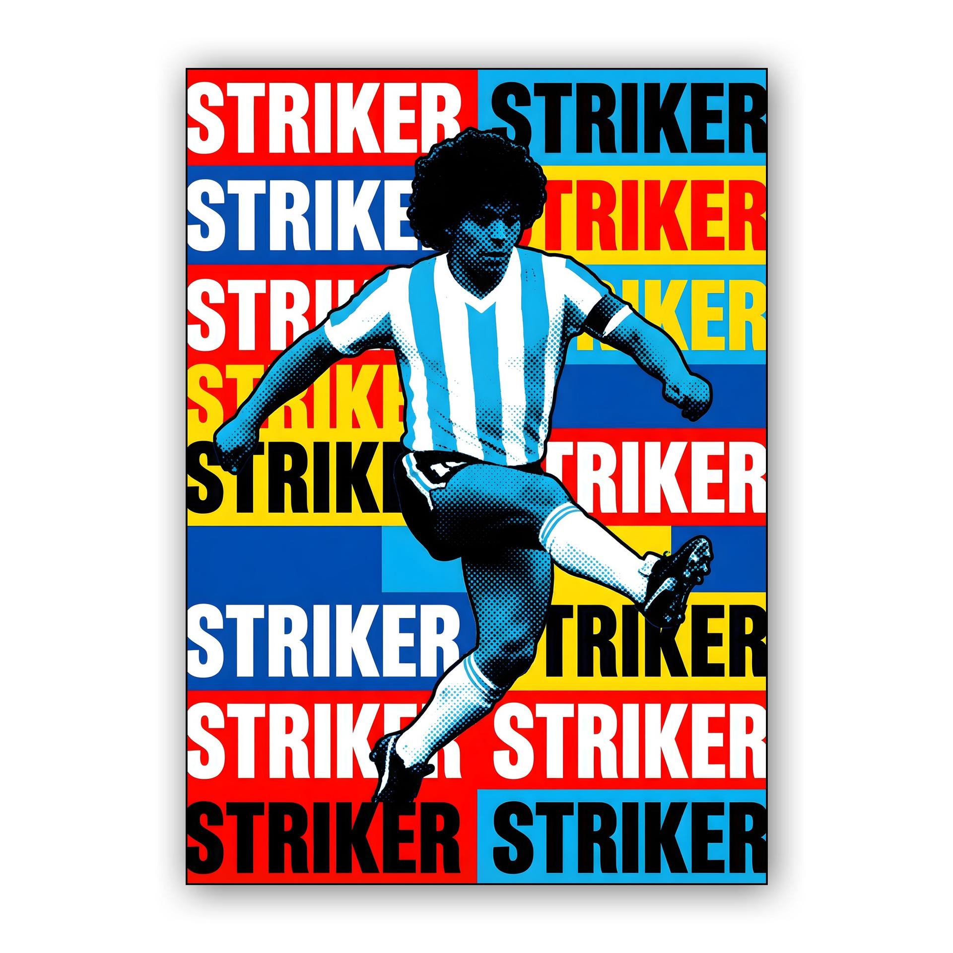 Maradona: Striker Pop Art
