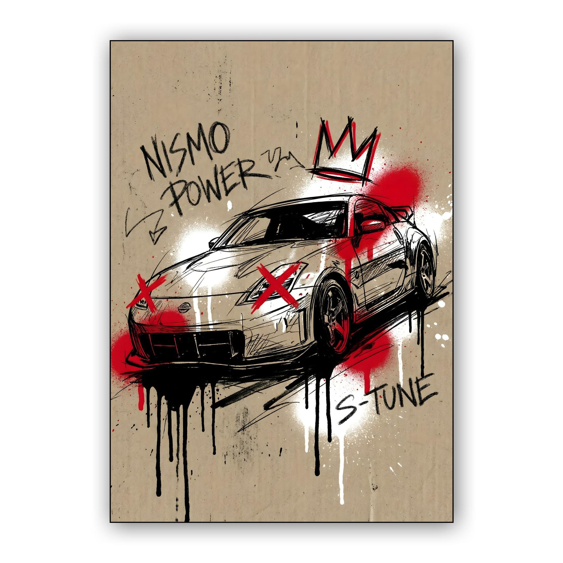 Nismo Power: Z33 Street Art Sketch