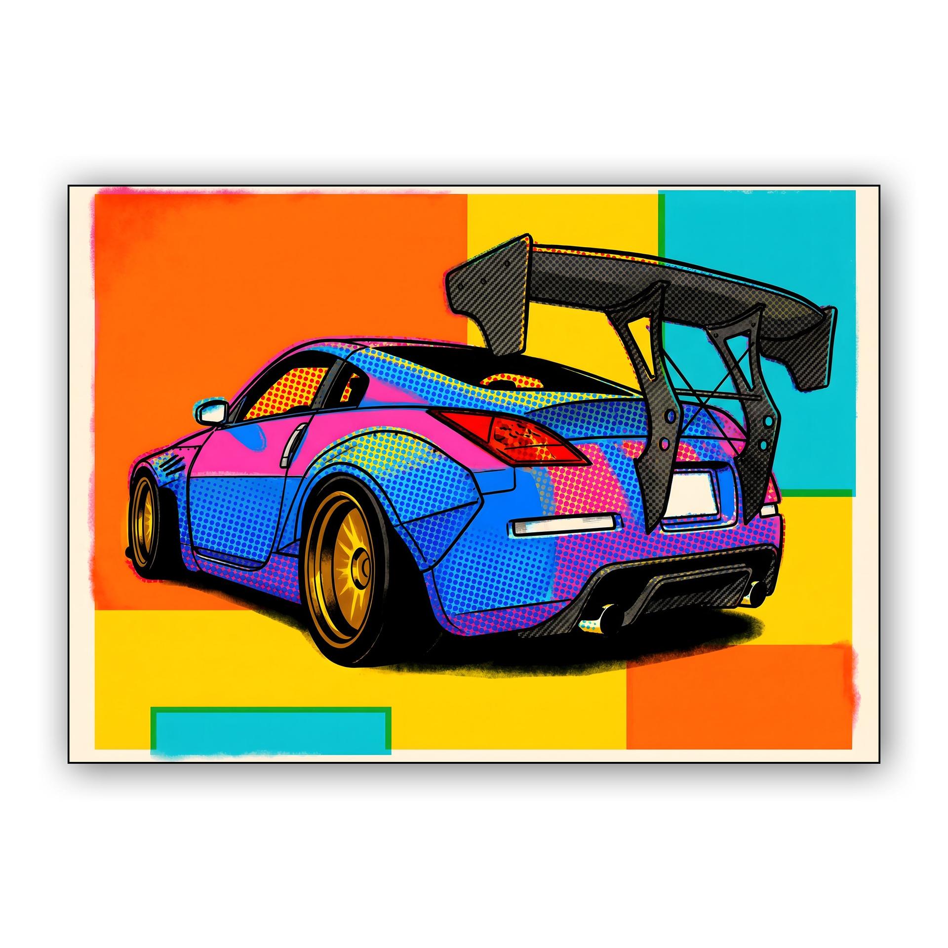 Z33 Pop Art: High-Voltage Widebody
