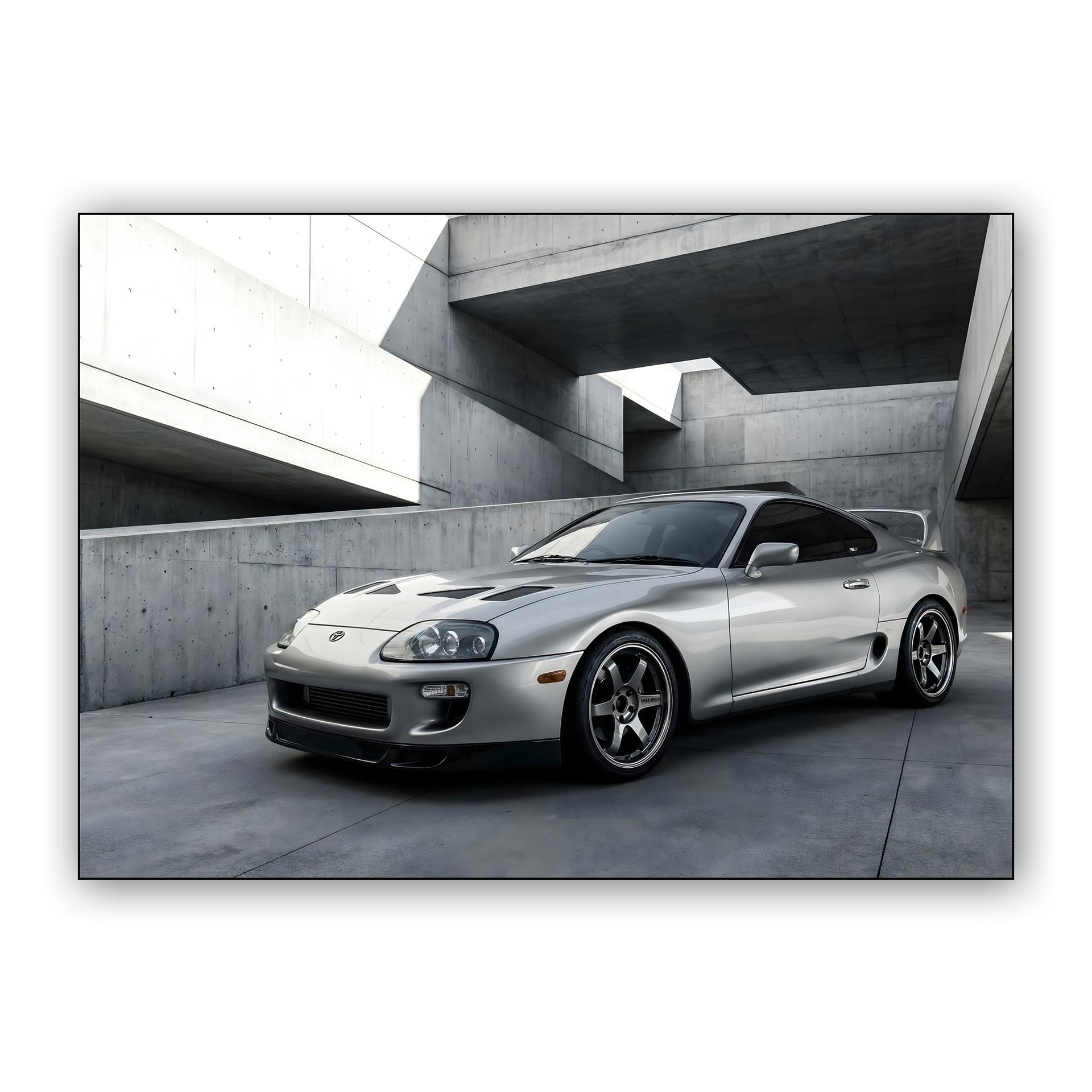 Brutalist Legend: Silver Supra A80