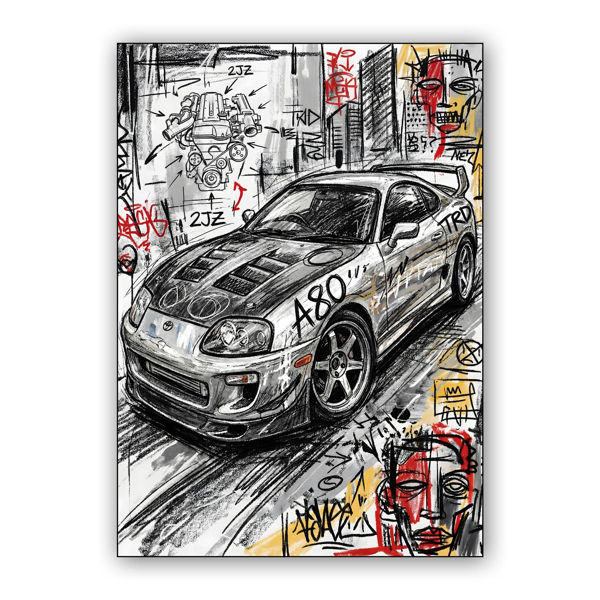 Supra A80: Neo-Expressionist Street Soul