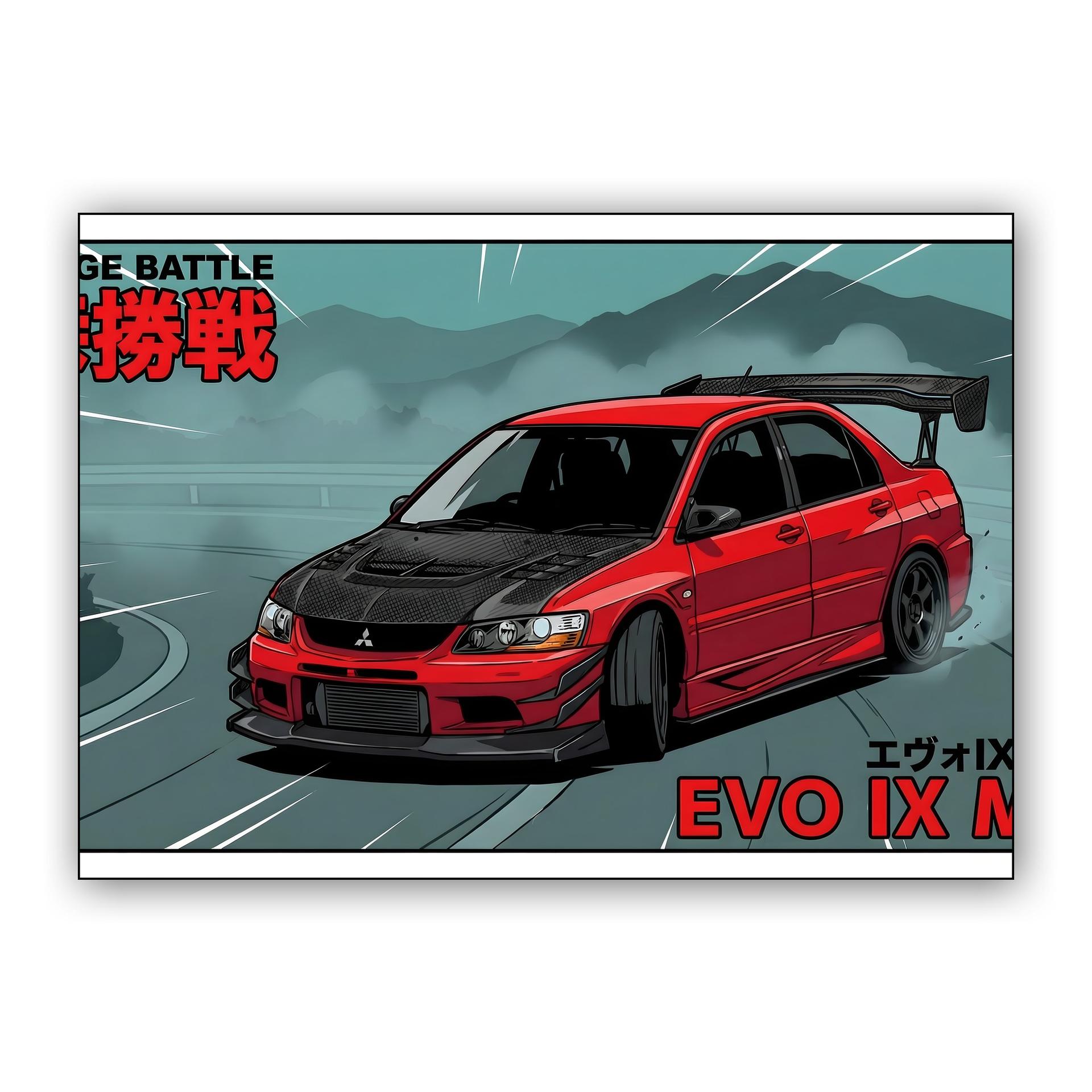 Touge Battle: Evolution IX MR Manga Edition