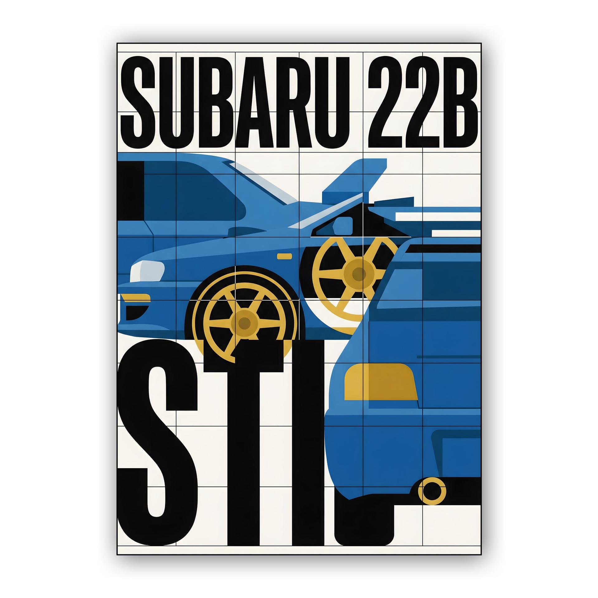 Subaru 22B STi: Graphic Rally Legend
