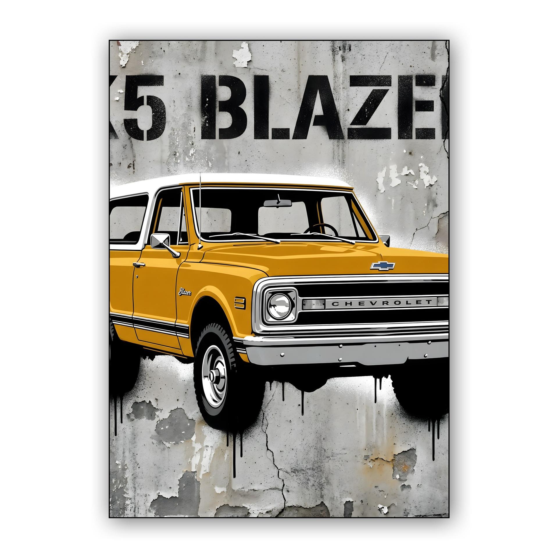 K5 Blazer Urban Stencil Art