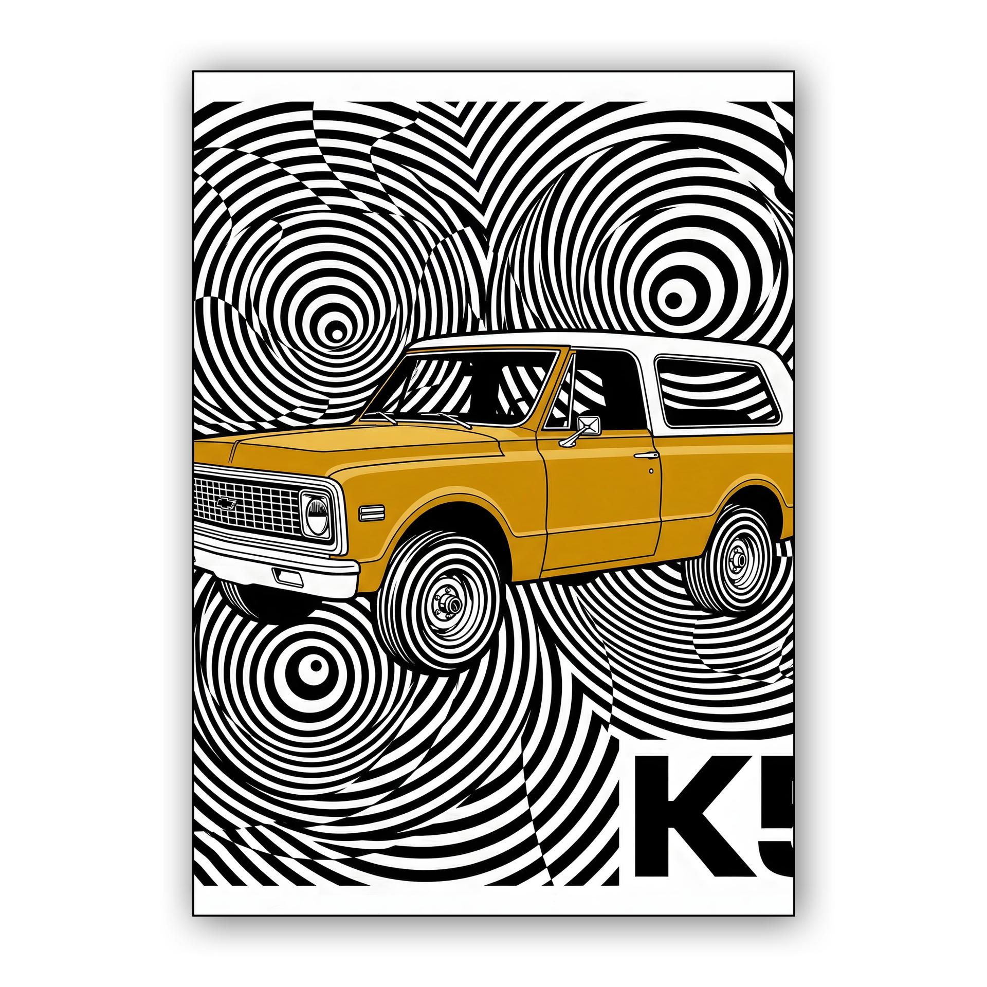 K5 Blazer: Hypnotic Op Art Edition
