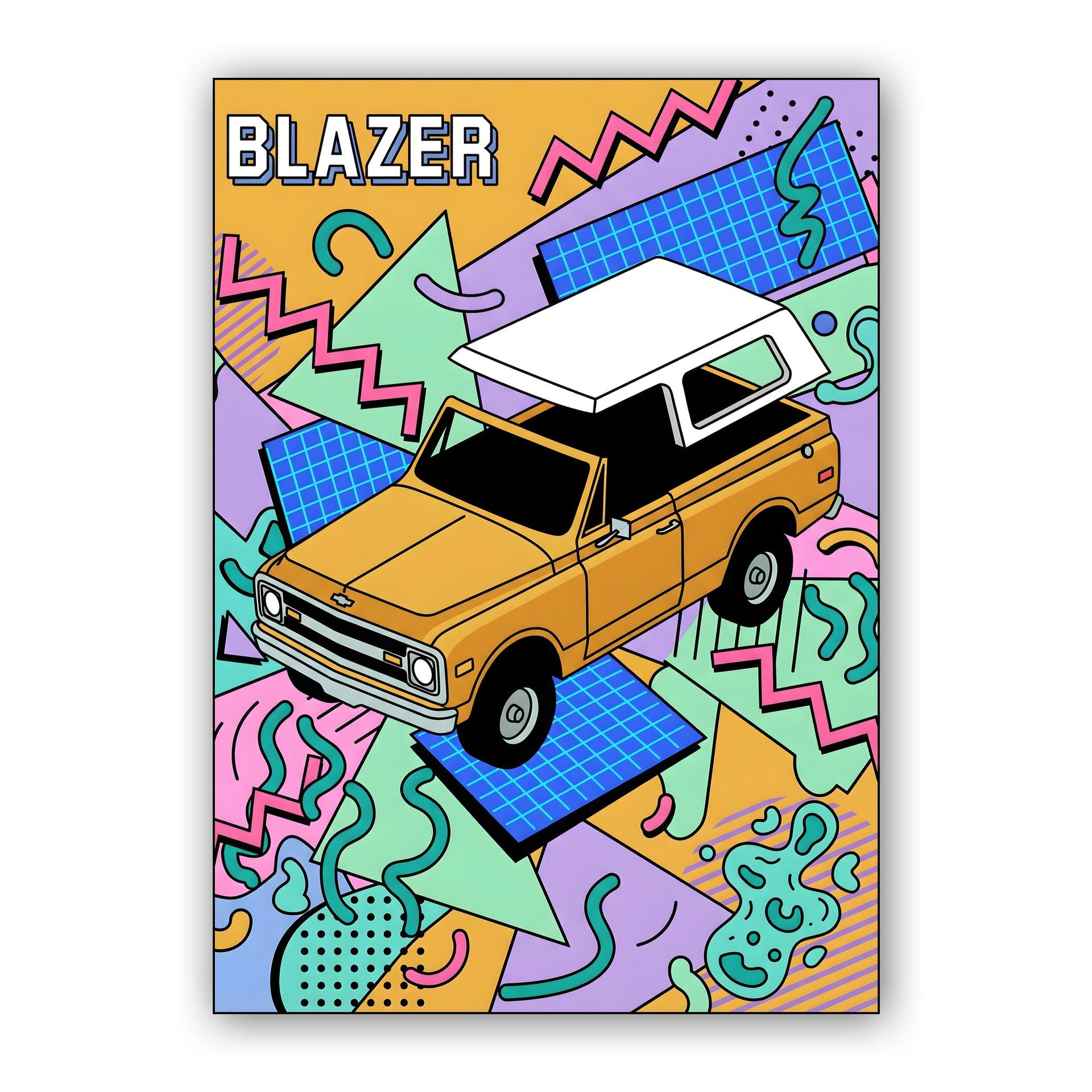 K5 Blazer: Memphis Style Retro Pop