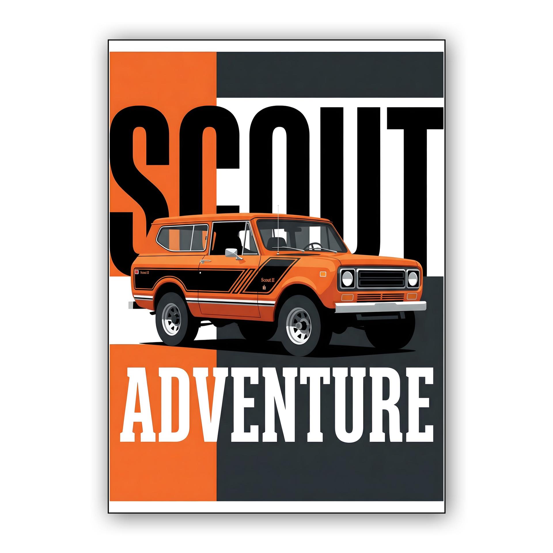 International Scout II Adventure Graphic