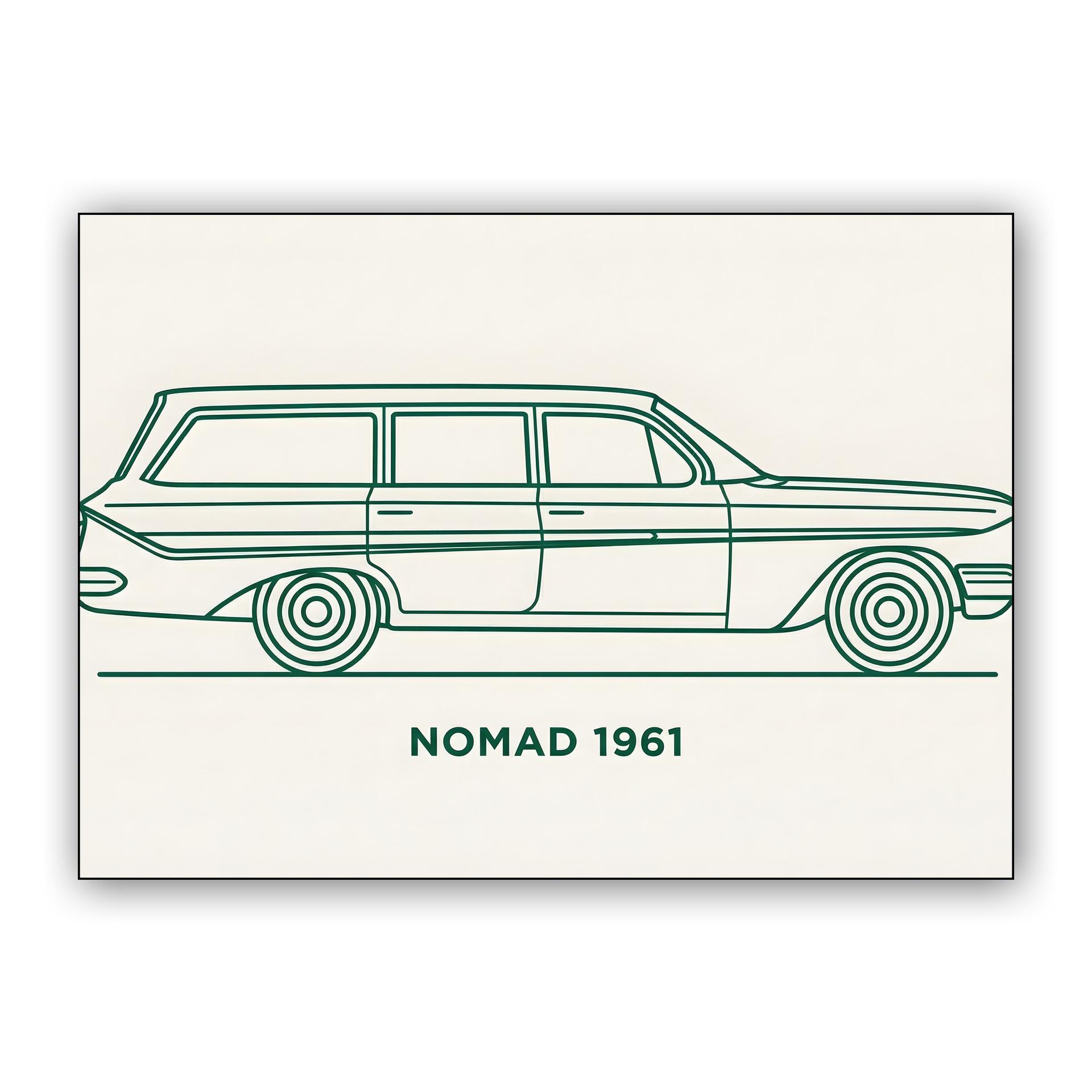 1961 Nomad Line Art