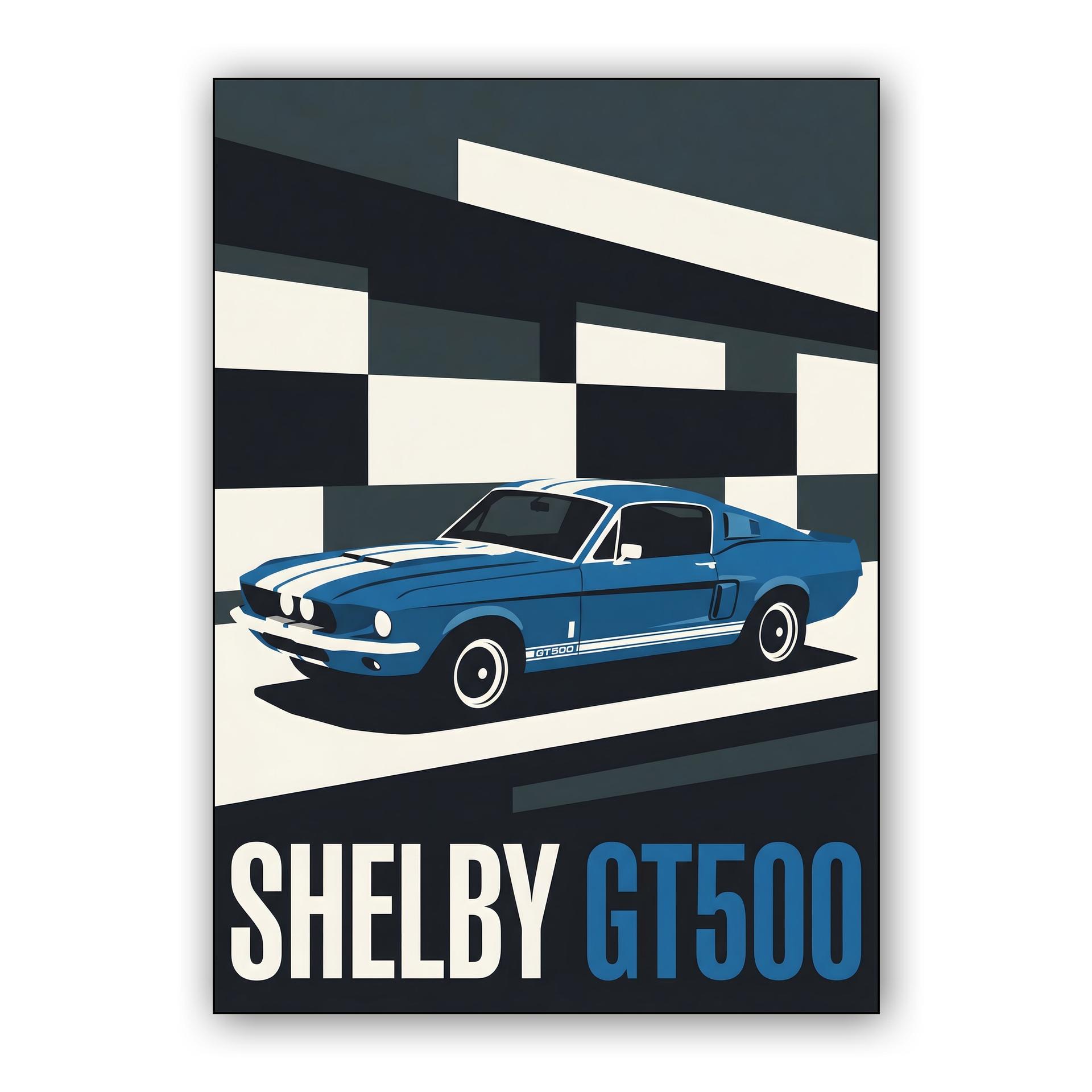 Shelby GT500 Minimalist Blue Edition