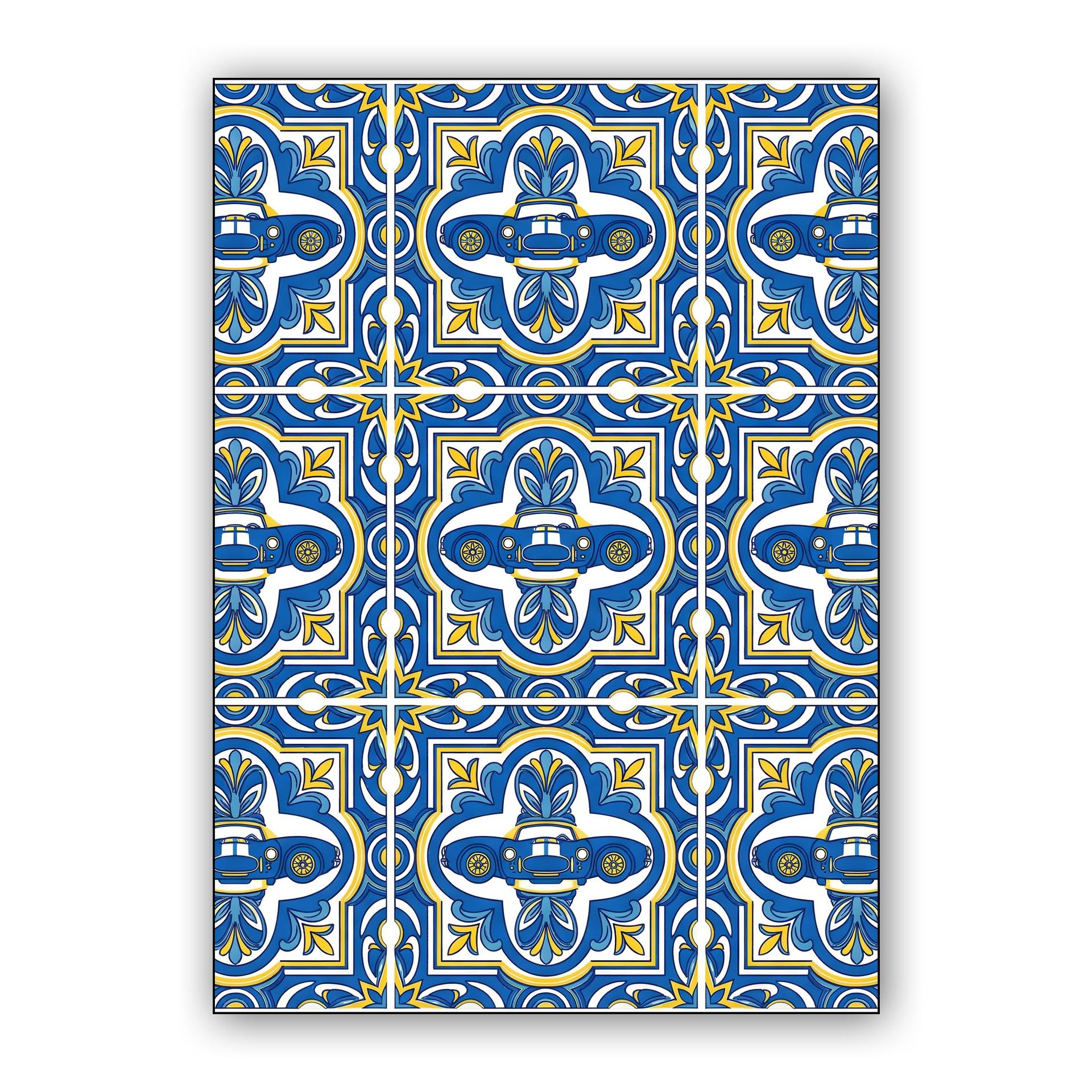 Shelby Cobra Azulejo Tile Pattern