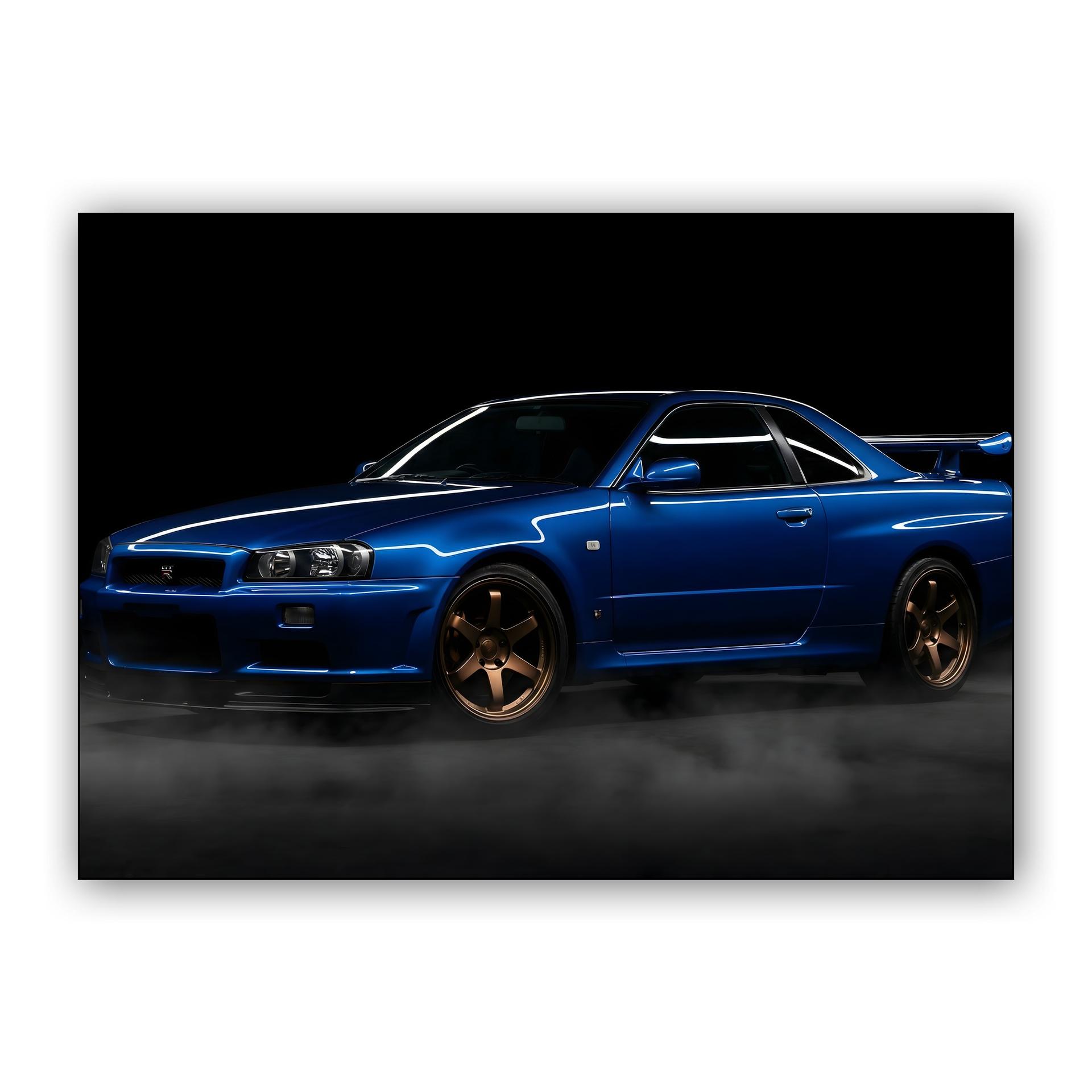 Bayside Legend: Nissan Skyline GT-R R34 in Mist