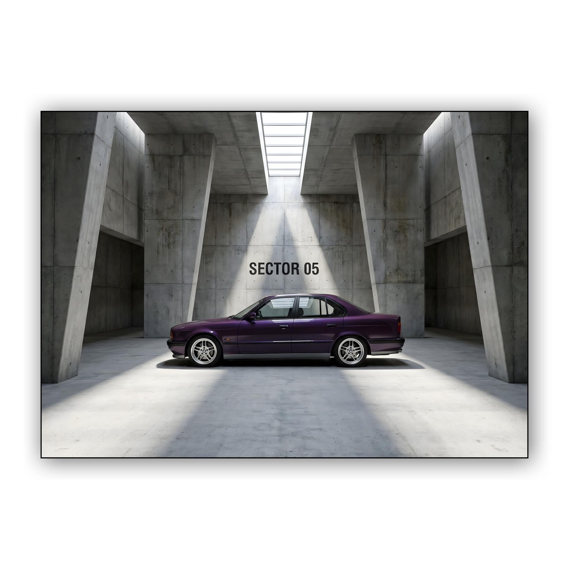 BMW E34 M5: Sector 05 Brutalist Studio