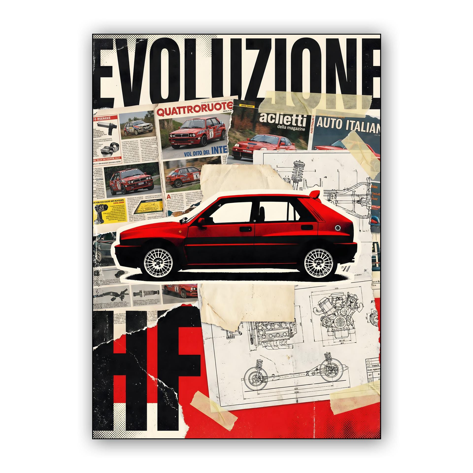Lancia Delta HF Integrale: Evoluzione Collage