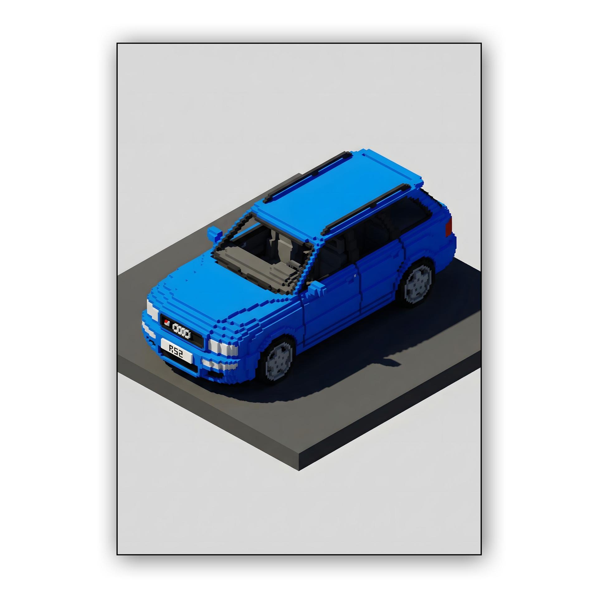 Audi RS2 Avant: Voxel Performance Wagon
