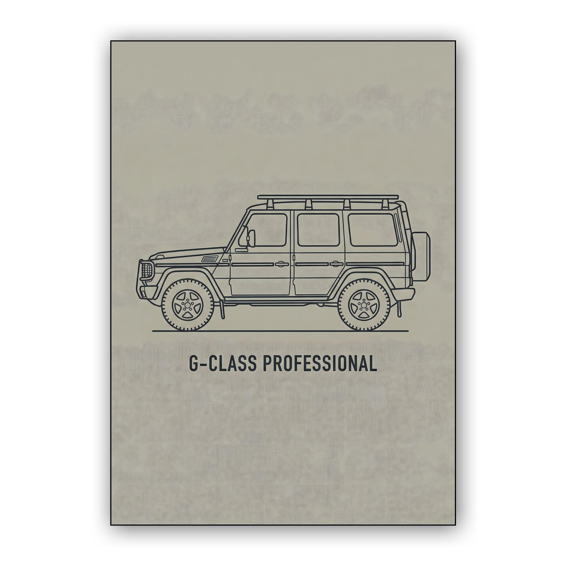 Mercedes-Benz G-Class Professional Line Art Profile