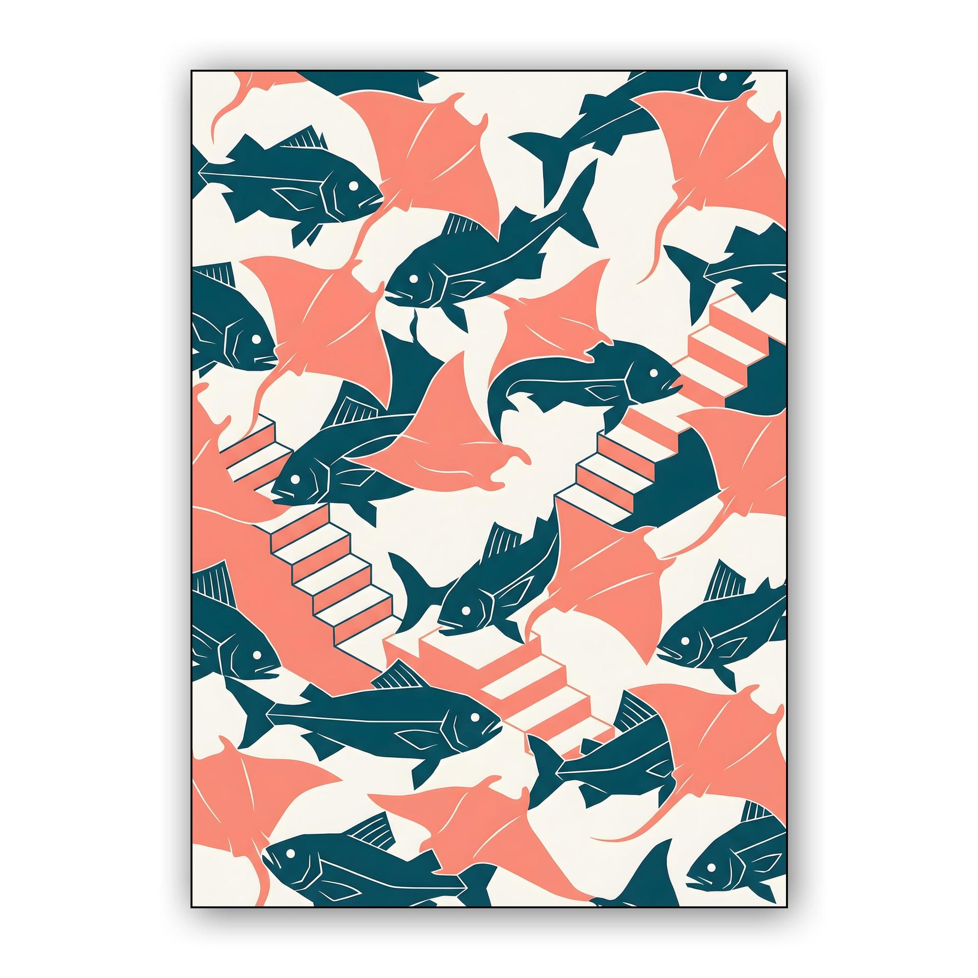 Escher's Oceanic Ascent