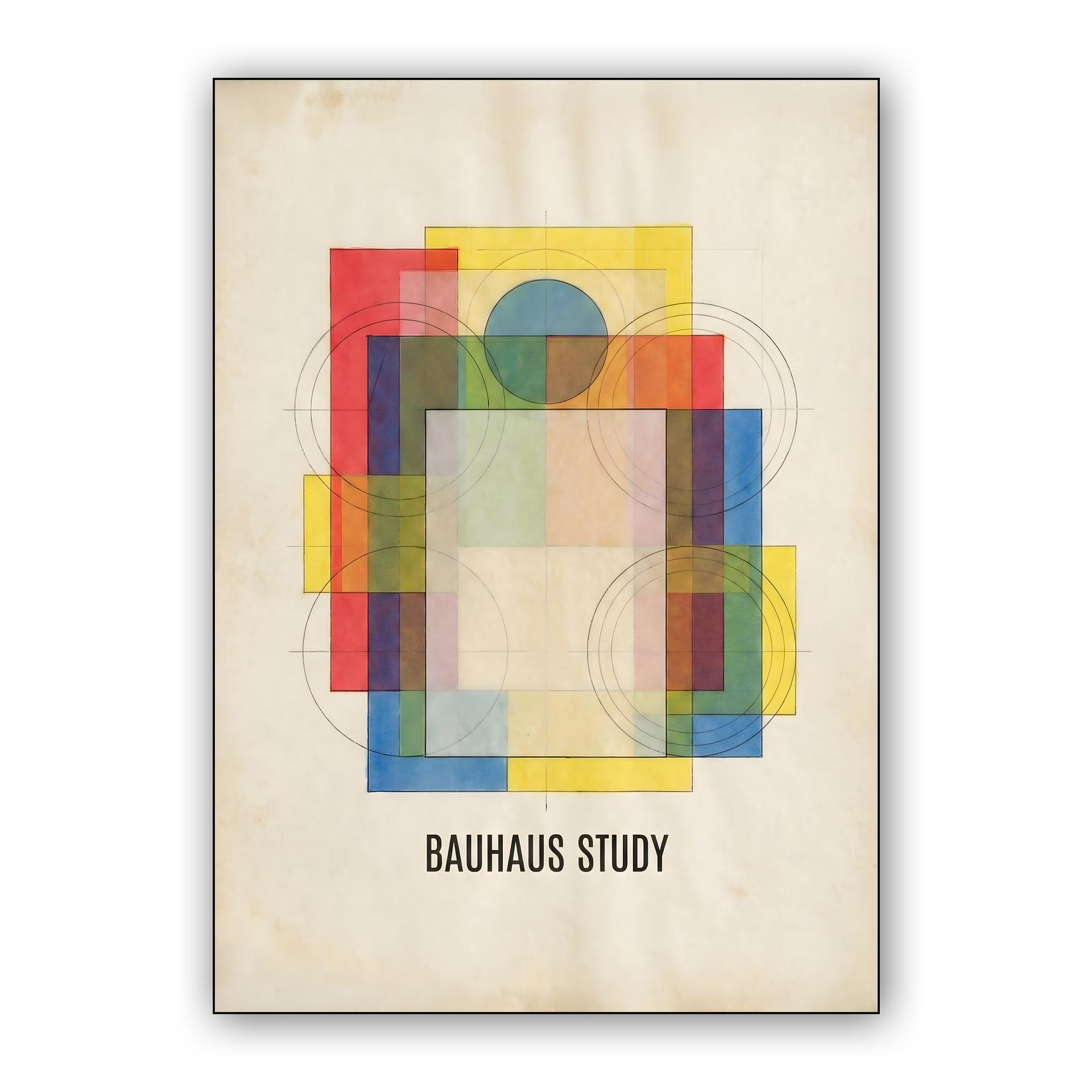 Bauhaus Study: Geometric Primary Forms