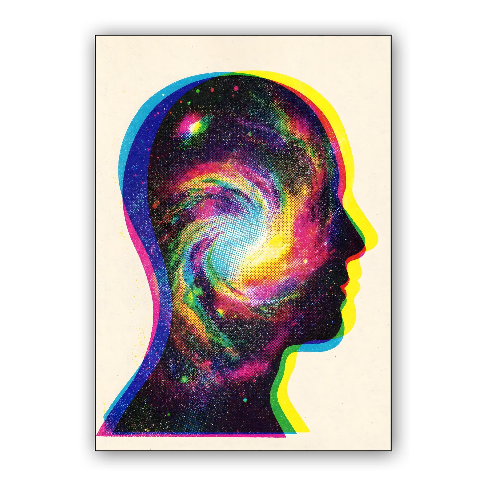 Cosmic Mind: The Galactic Silhouette