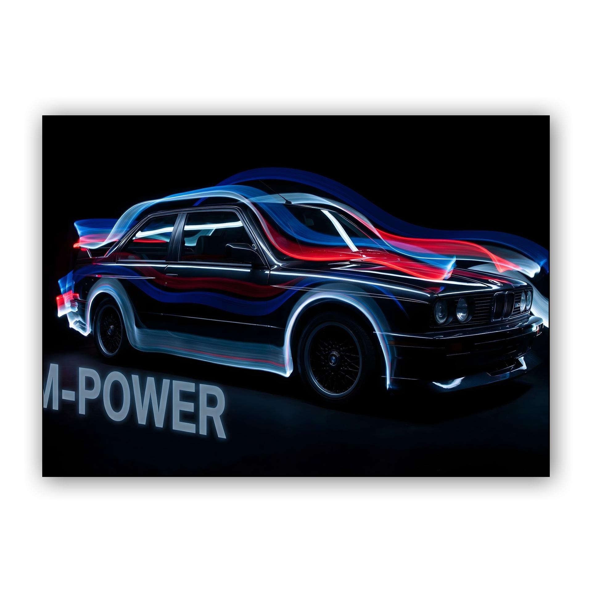 BMW E30 M3: Kinetic M-Power Light Painting