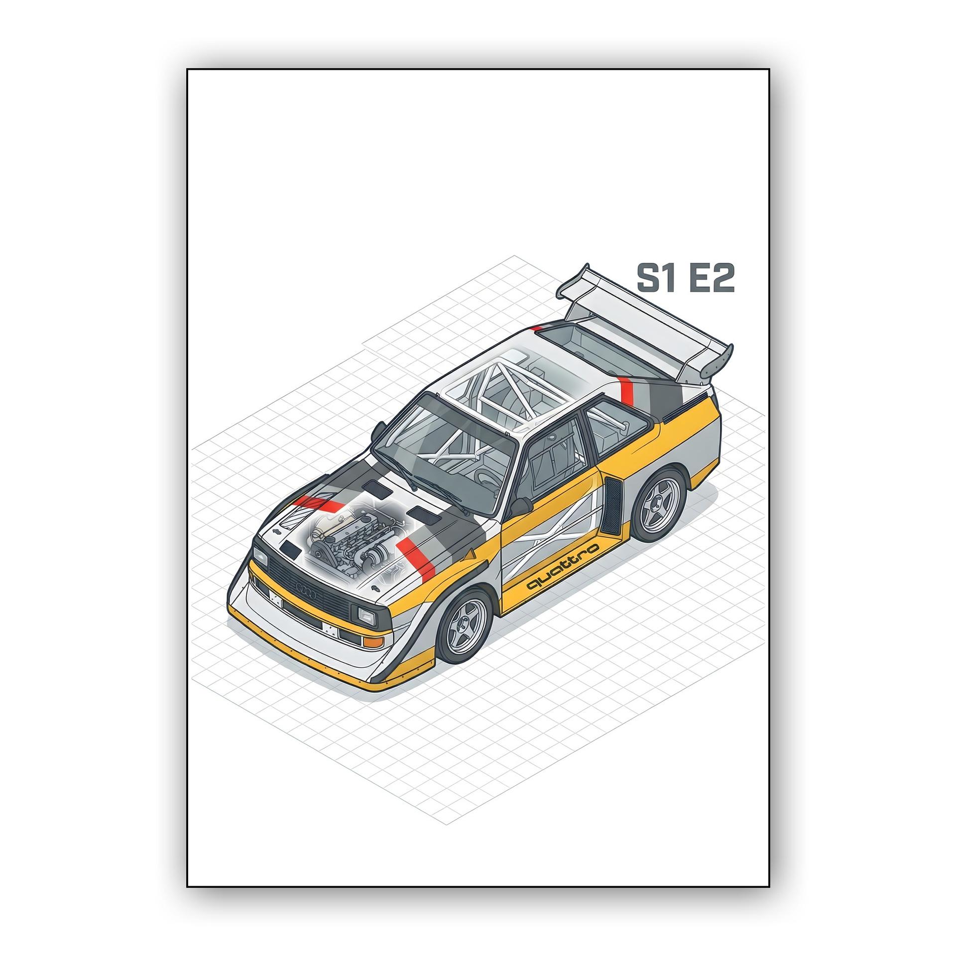 Audi Sport Quattro S1 E2: Mechanical Blueprint
