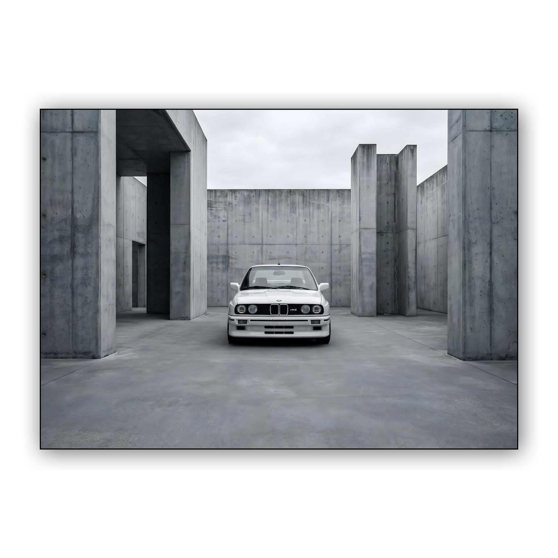 BMW E30 M3: Brutalist Frontal Study