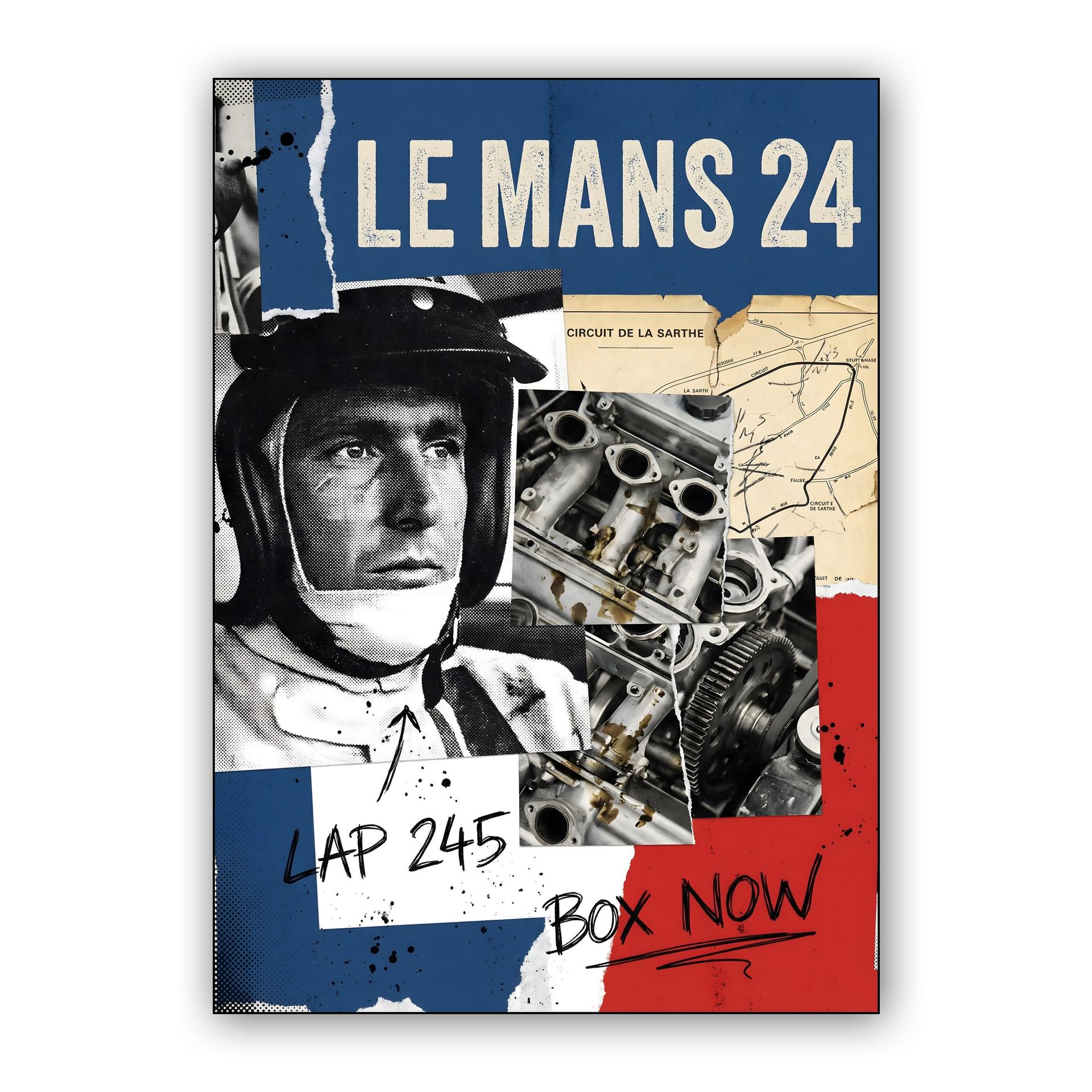Le Mans 24 Heritage Collage: Lap 245 Box Now