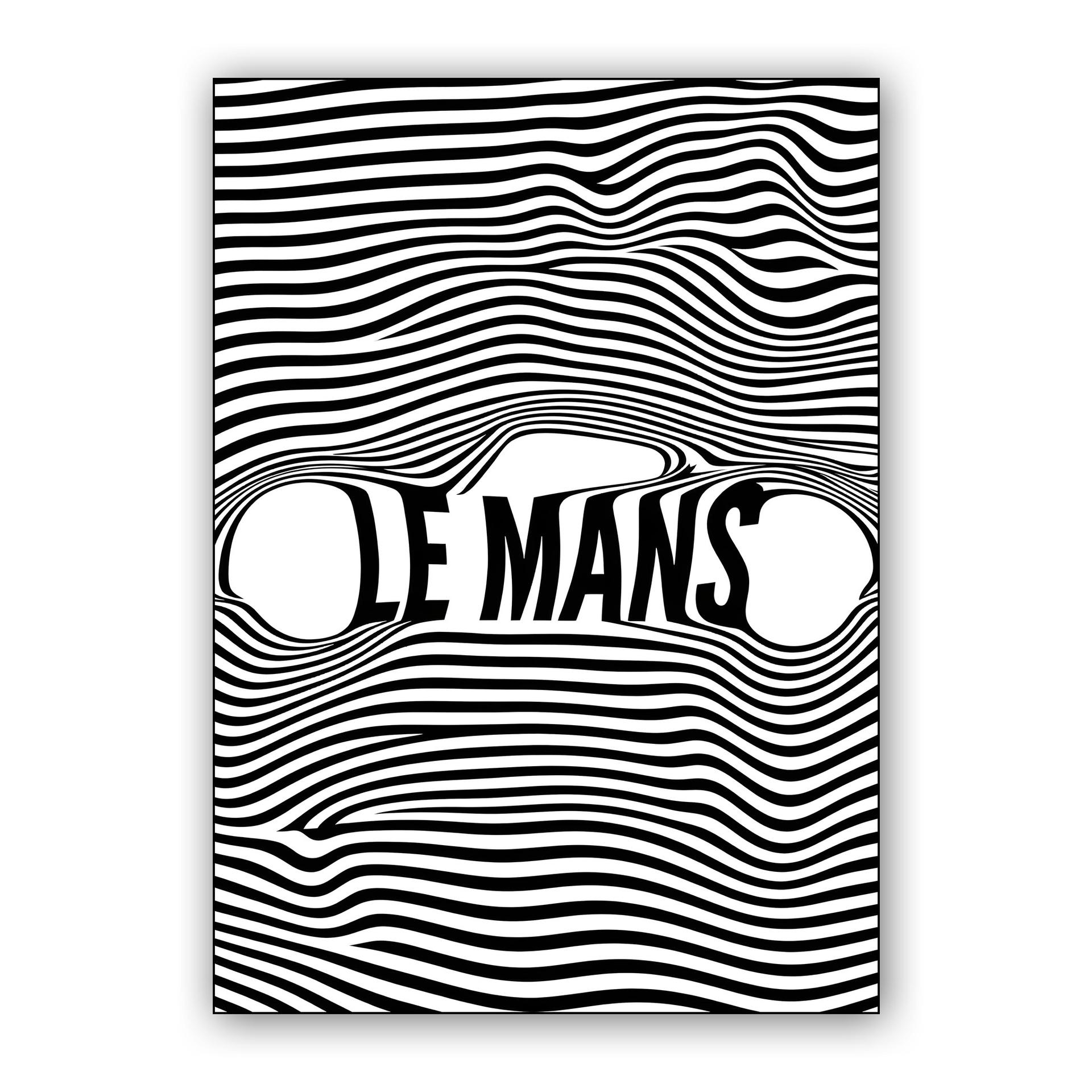 Le Mans Optical Motion Silhouette