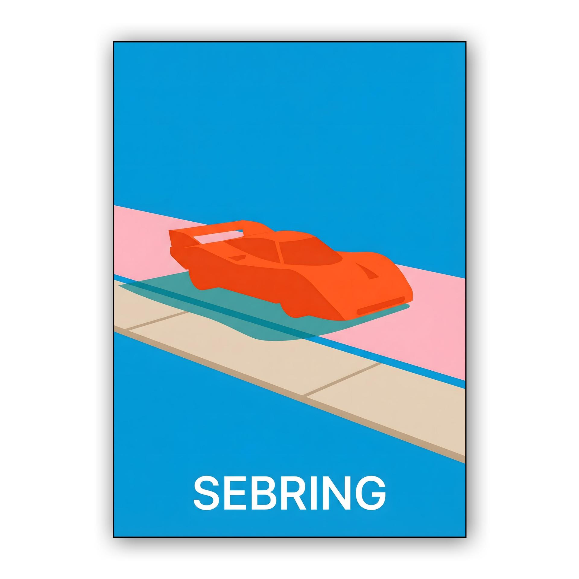 Sebring Minimalist: Orange Prototype Speed