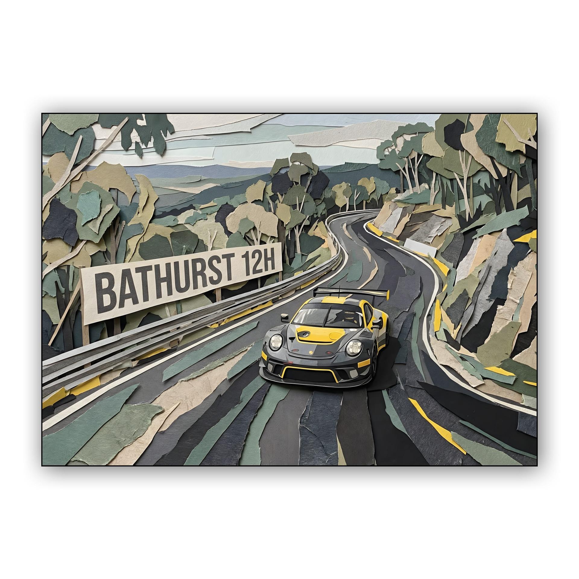Mount Panorama Papercraft: Porsche 911 at the Bathurst 12h