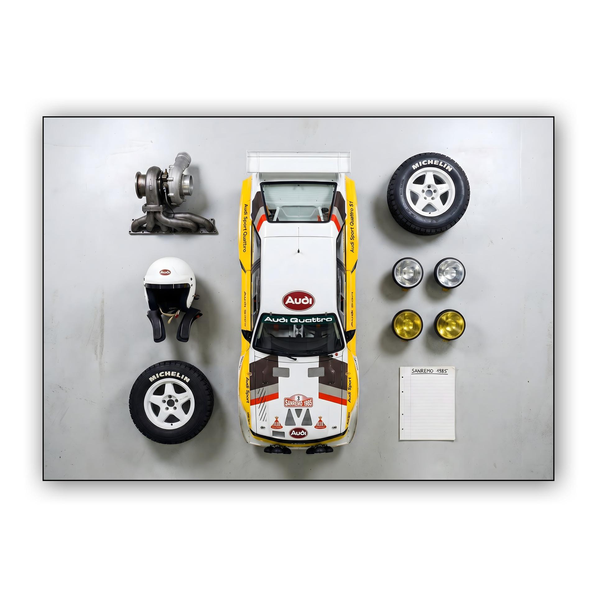 Quattro Heritage: Audi Sport Quattro S1 Knolling