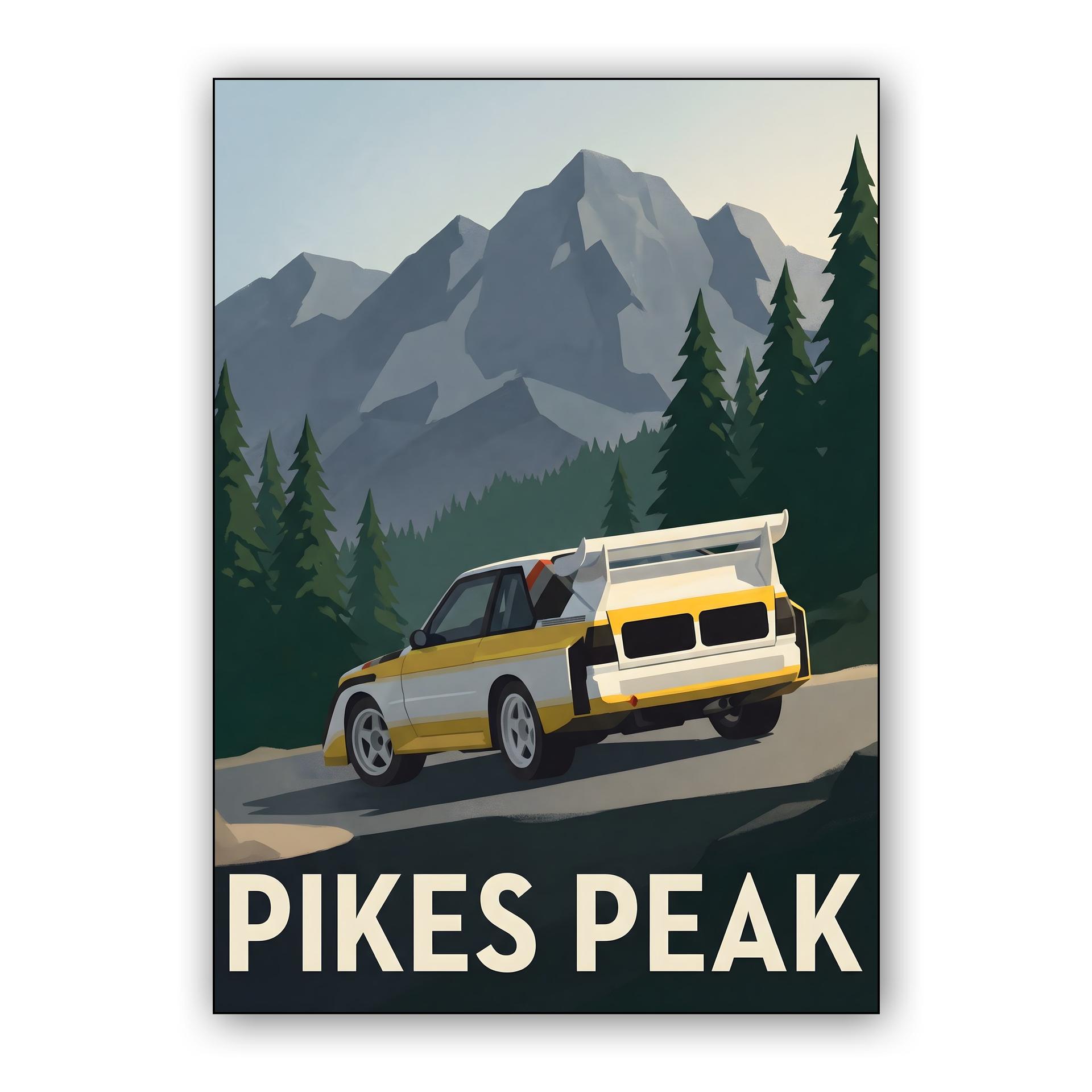Pikes Peak Legend: Audi Sport Quattro S1 Poster