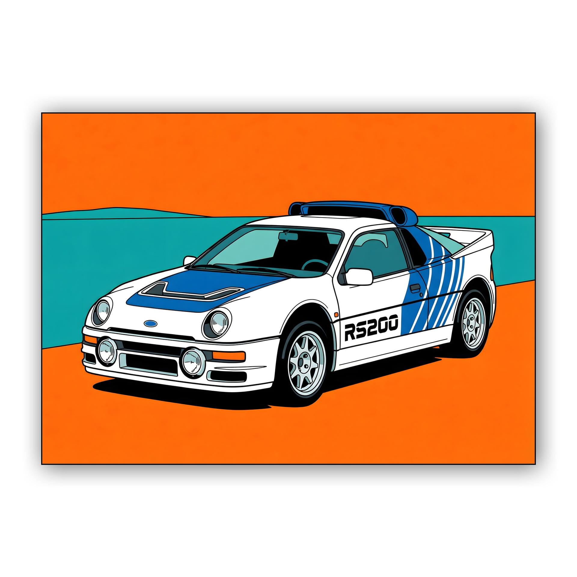 Ford RS200: Ligne Claire Group B Heritage
