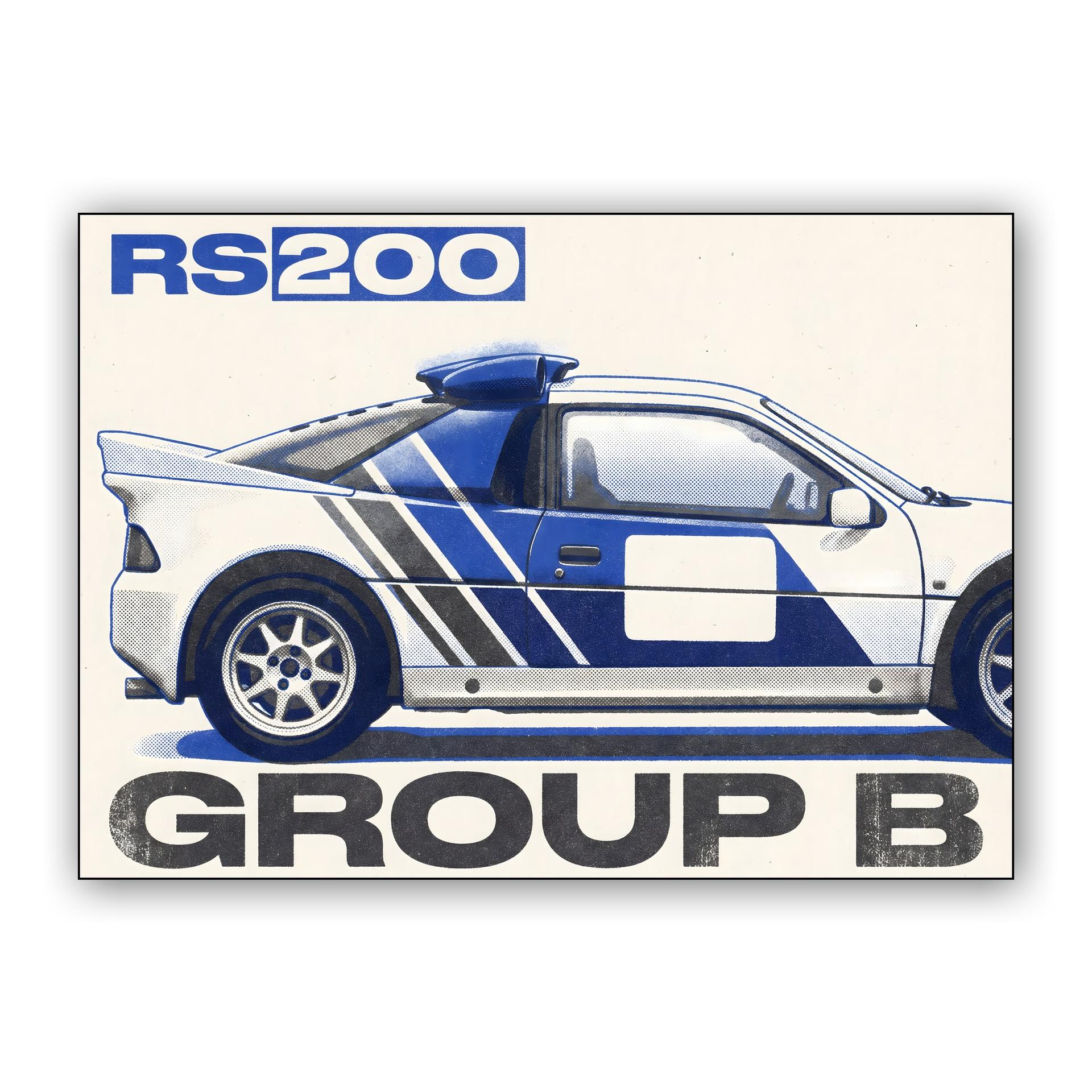 Ford RS200: Group B Rally Legend Graphic