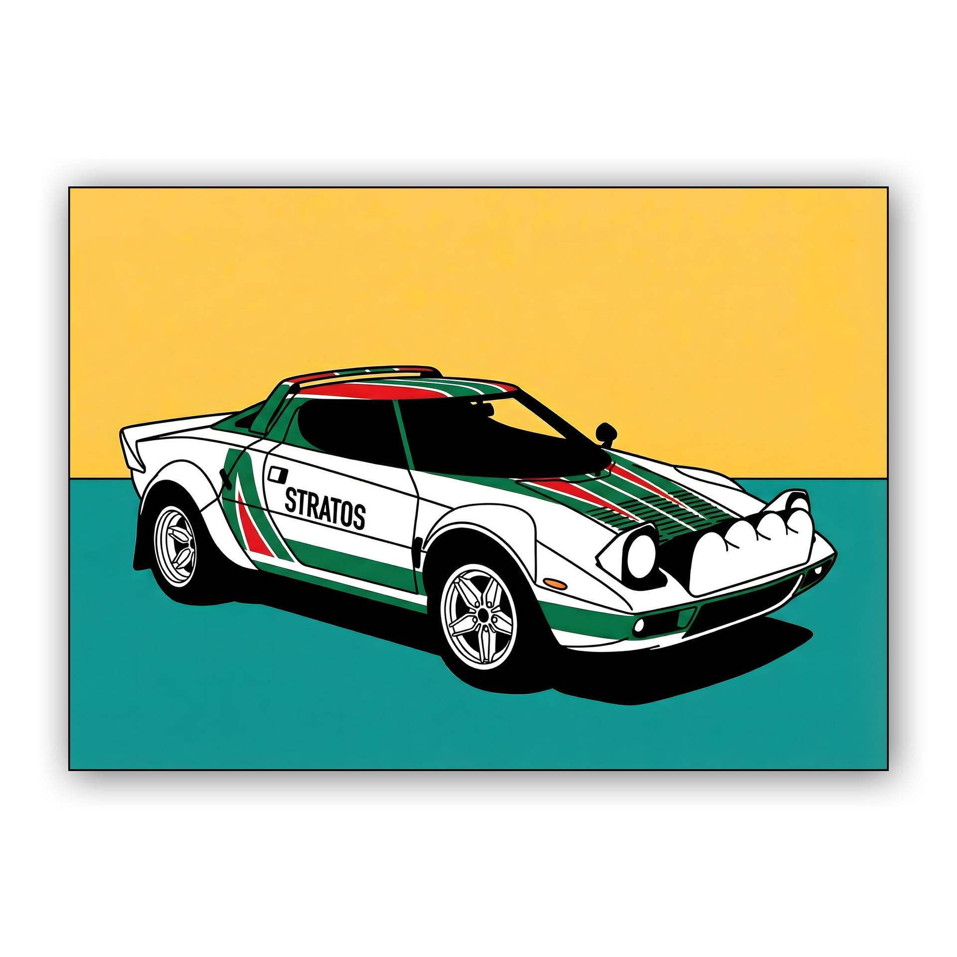 Lancia Stratos HF: Pop Art Rally Legend