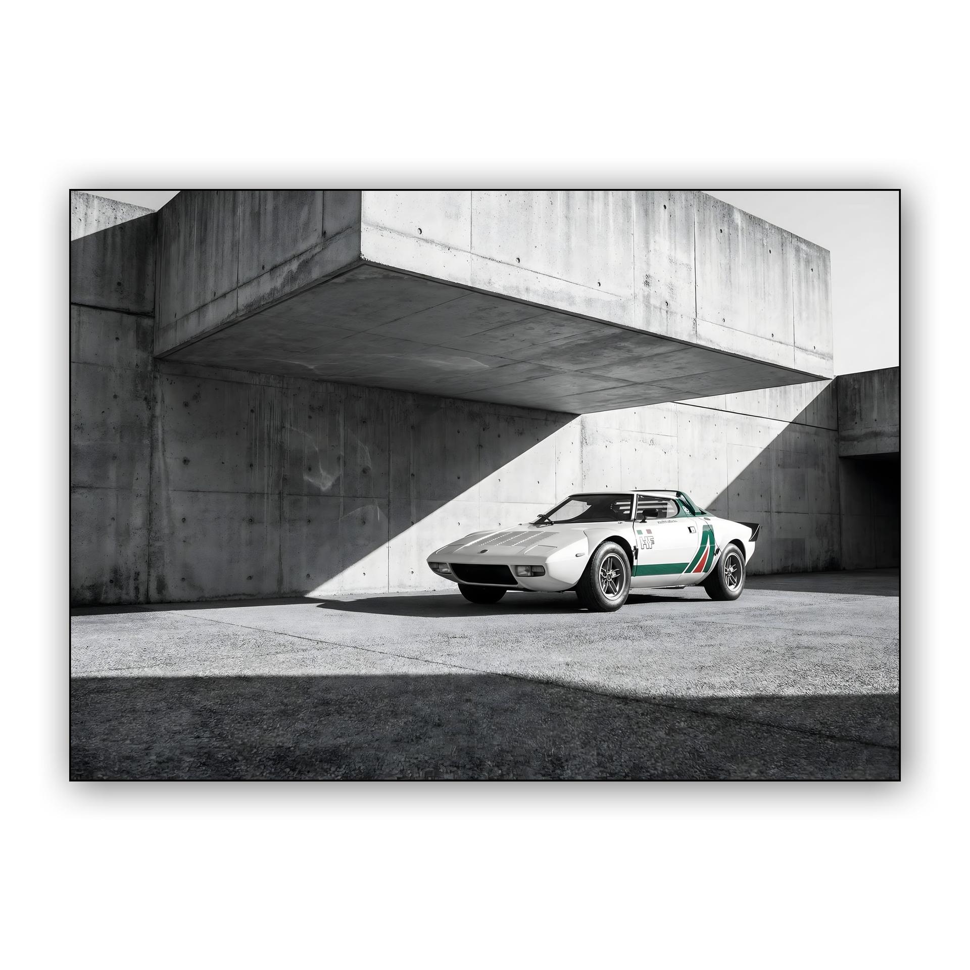 Lancia Stratos: Brutalist Shadow and Alitalia Spirit