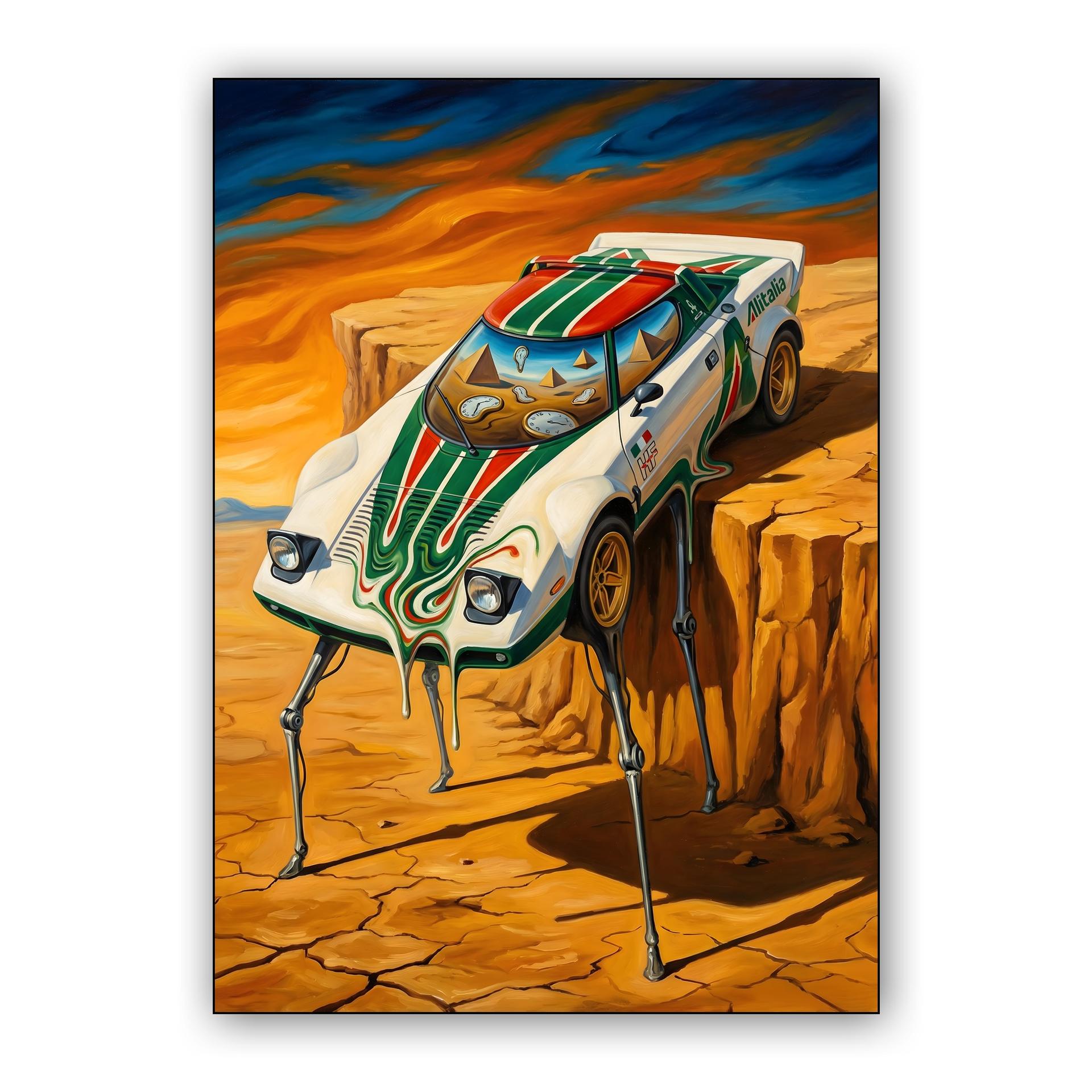 Persistence of the Stratos: A Surrealist Rally Dream